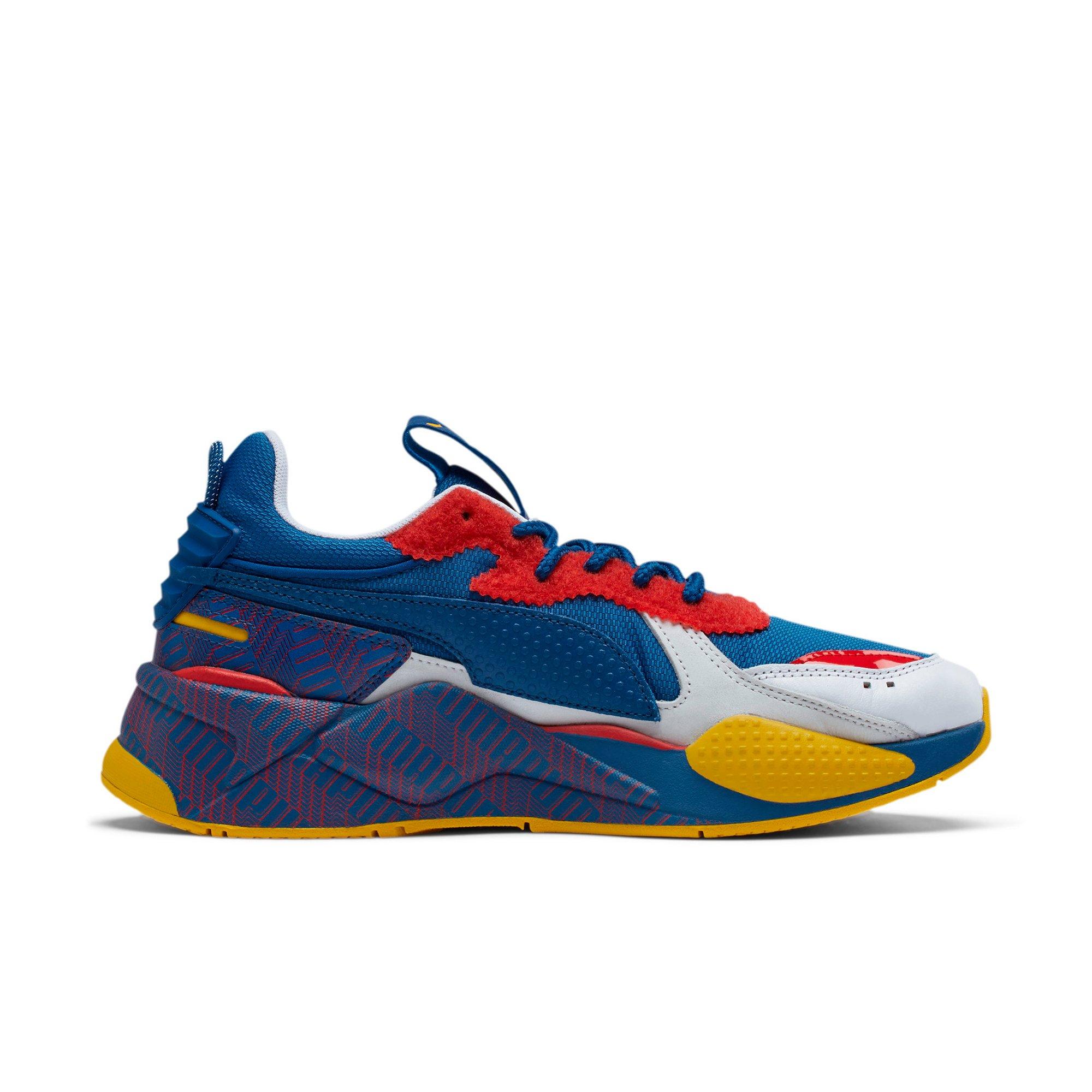 red white and blue pumas