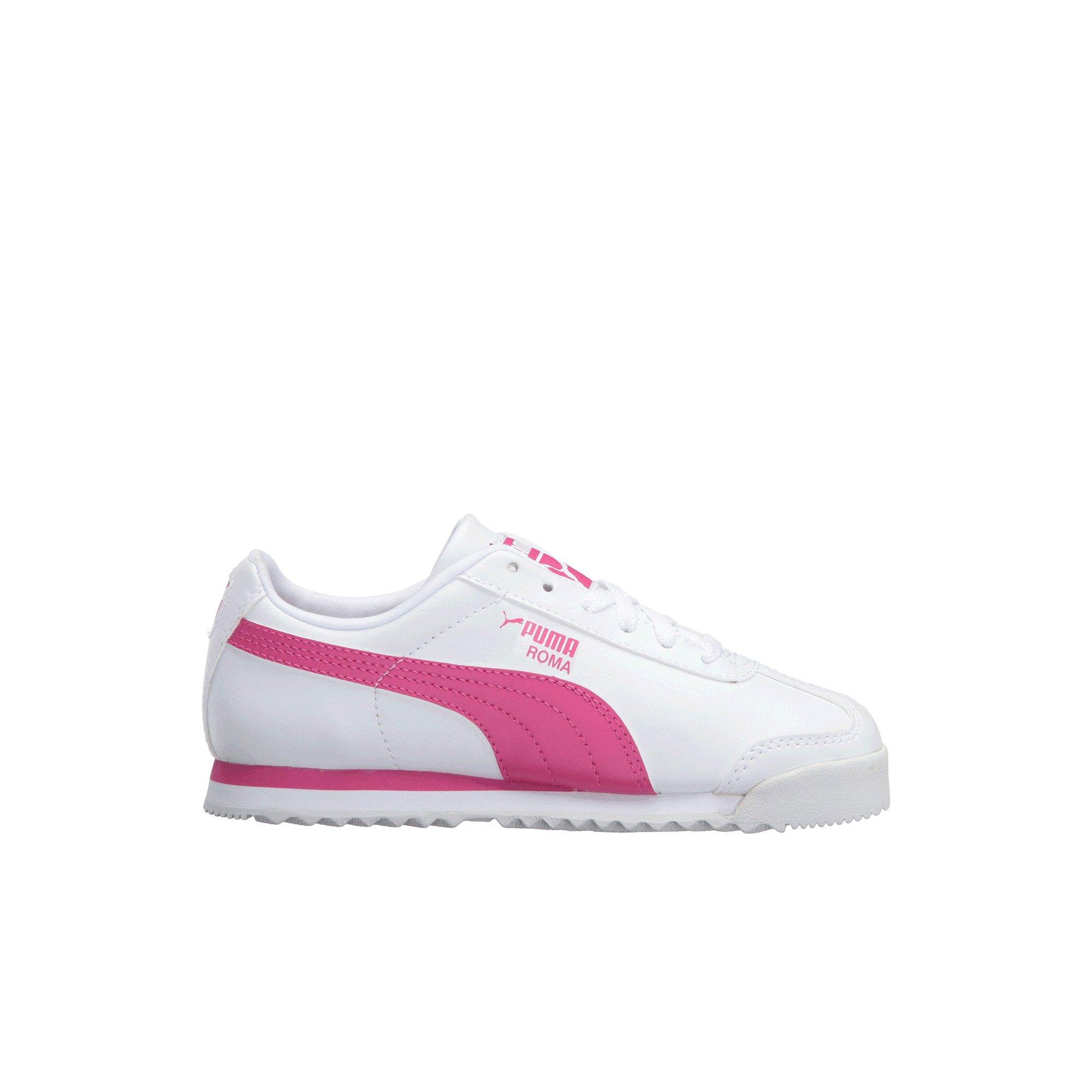 puma pink and white