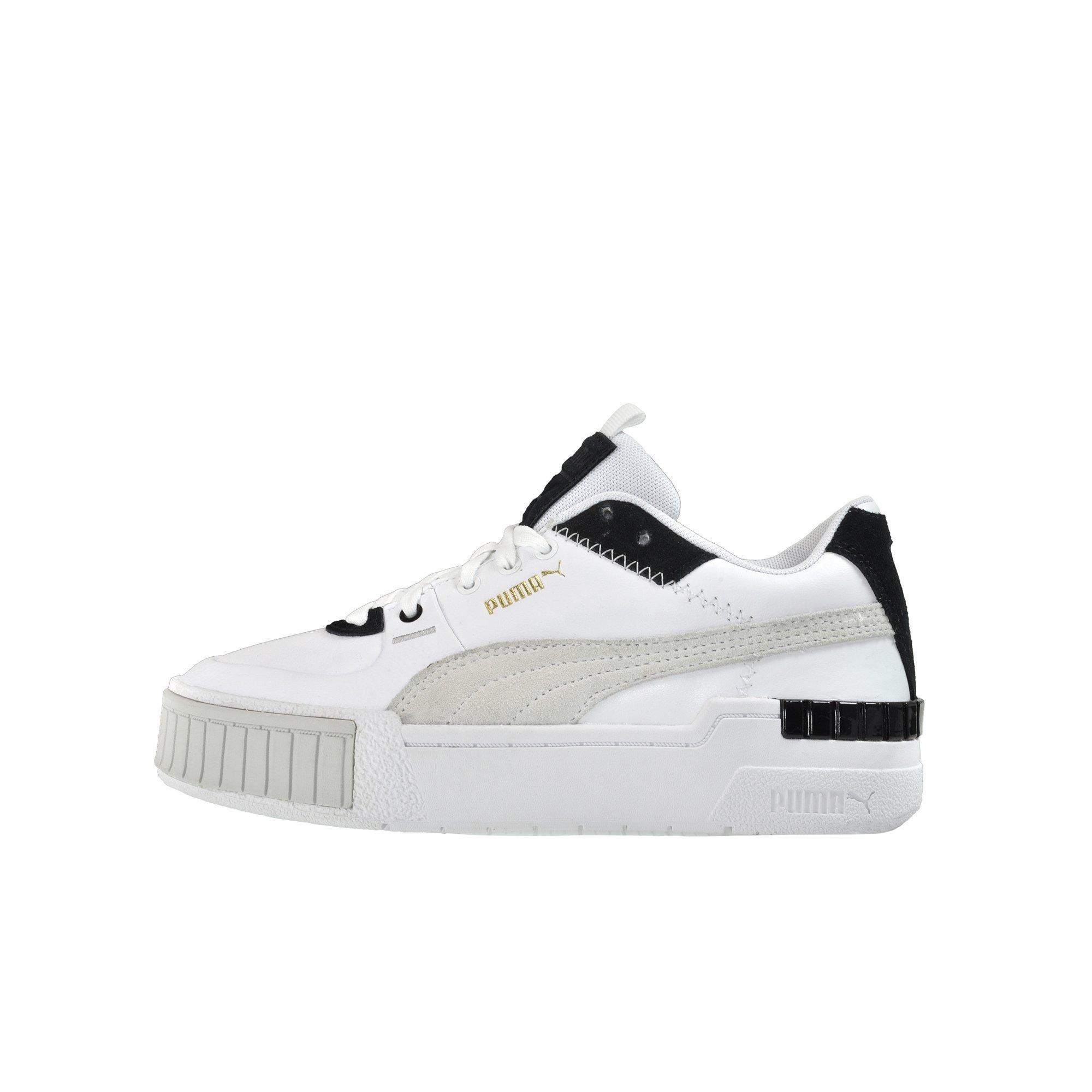 puma cali women's white black