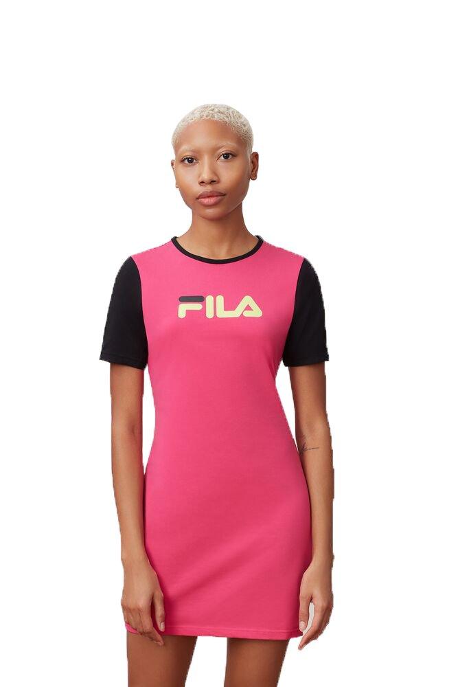 pink fila dress