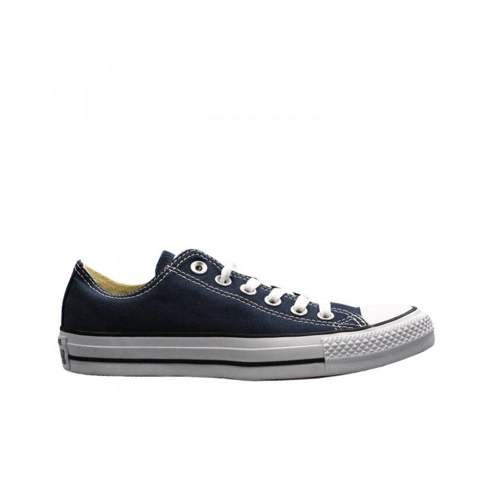 all blue chucks with the gold spikes