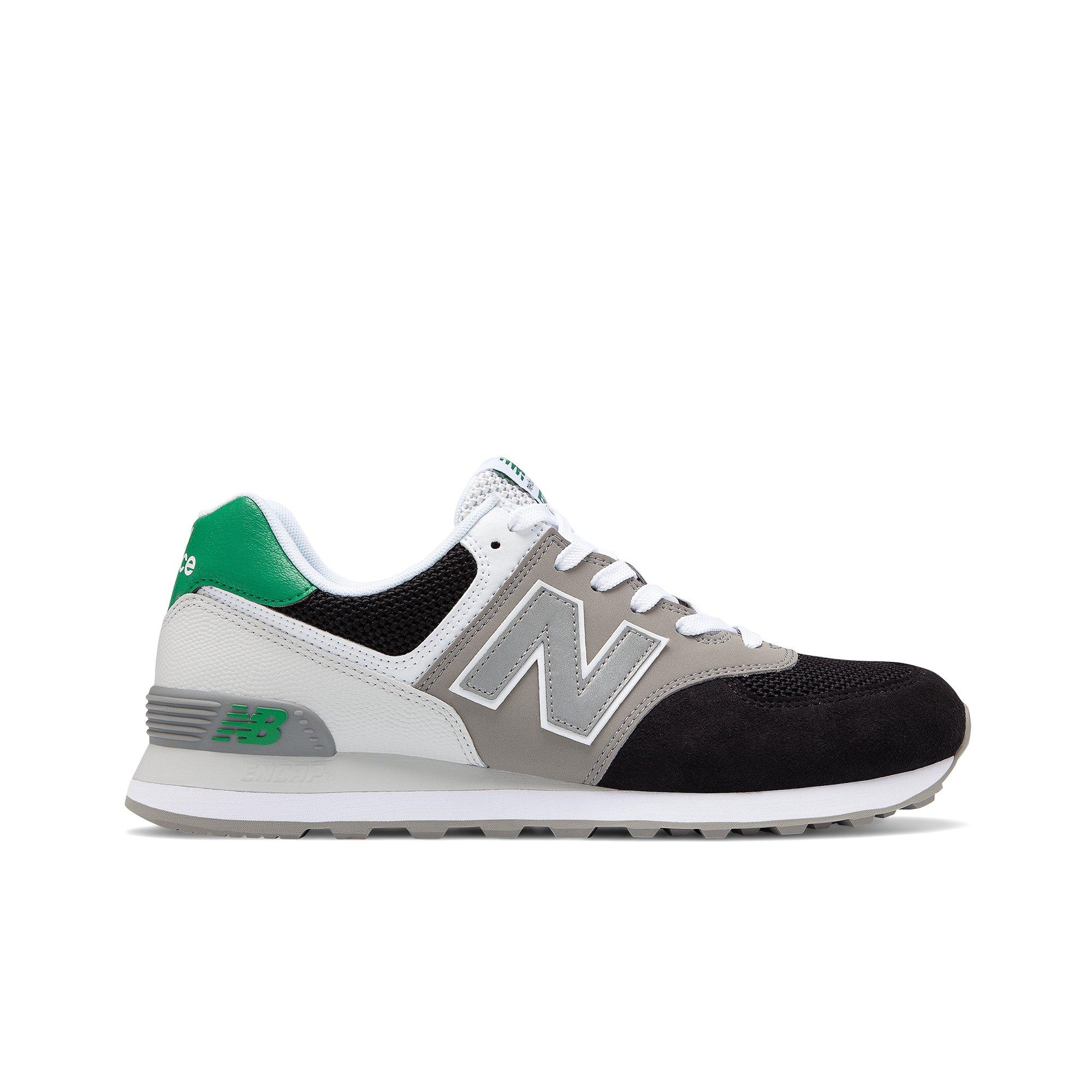 new balance green and white