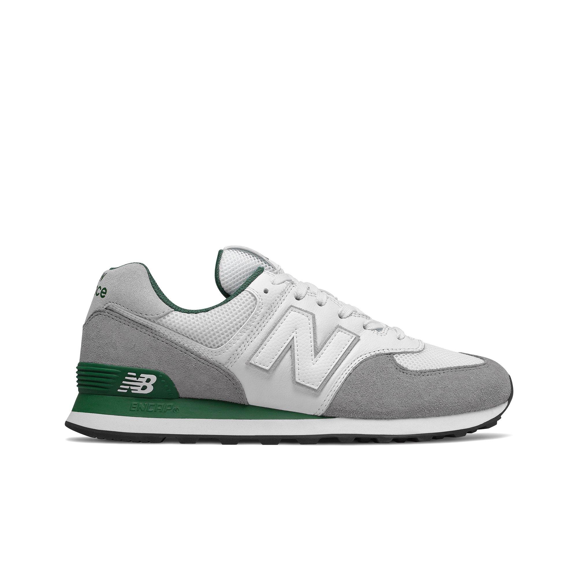 green new balance 574 mens