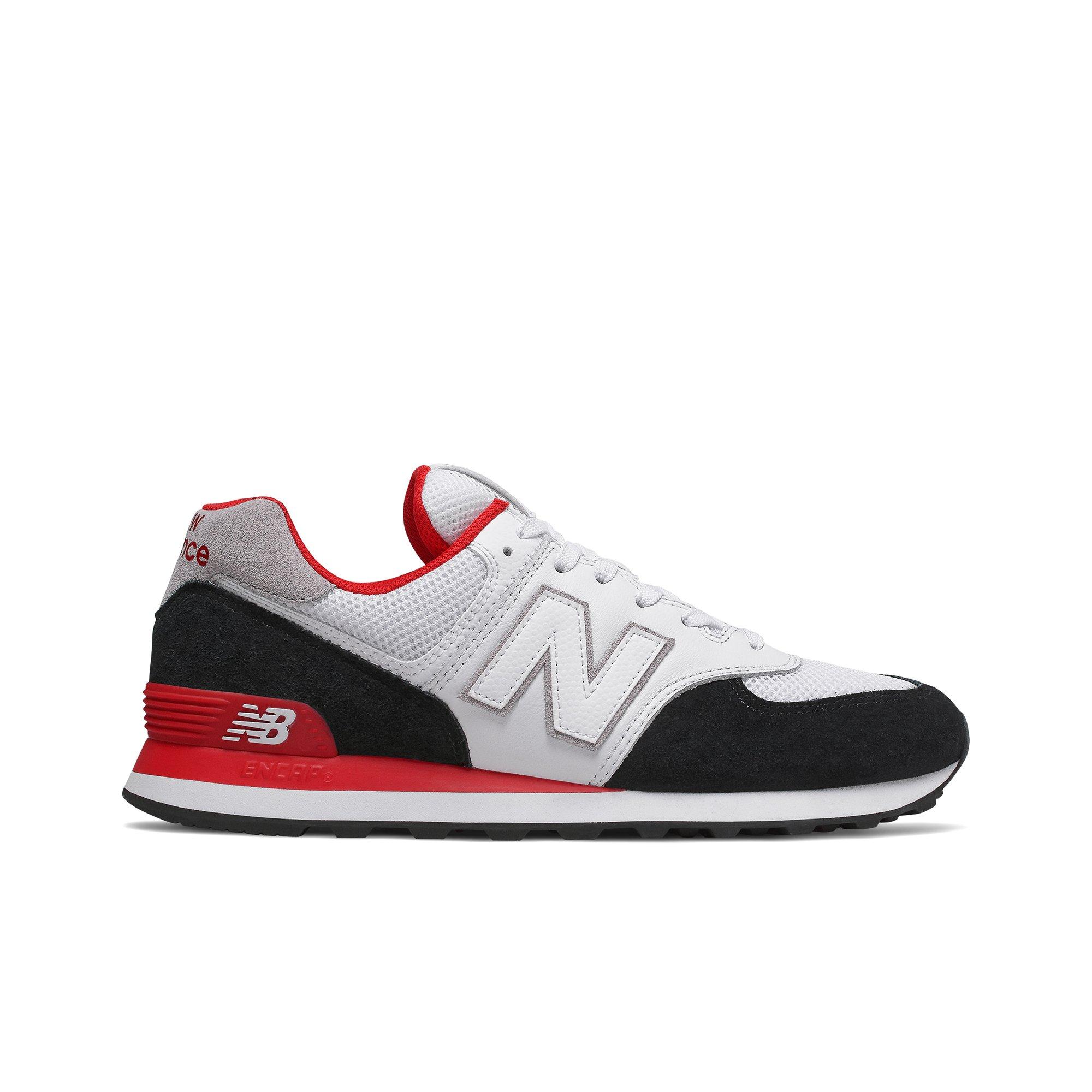 new balance 574 sport white and red