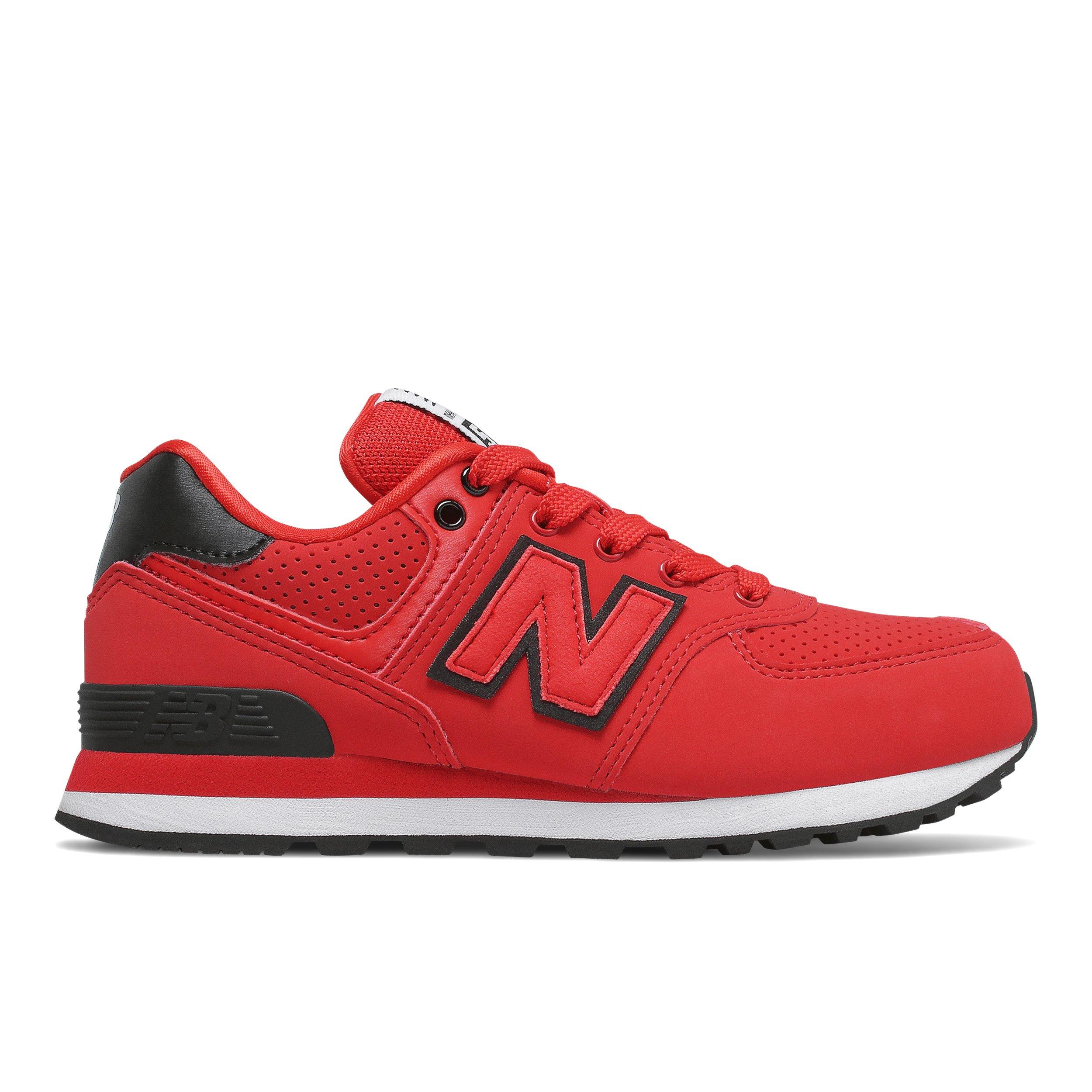 new balance 574 kids red