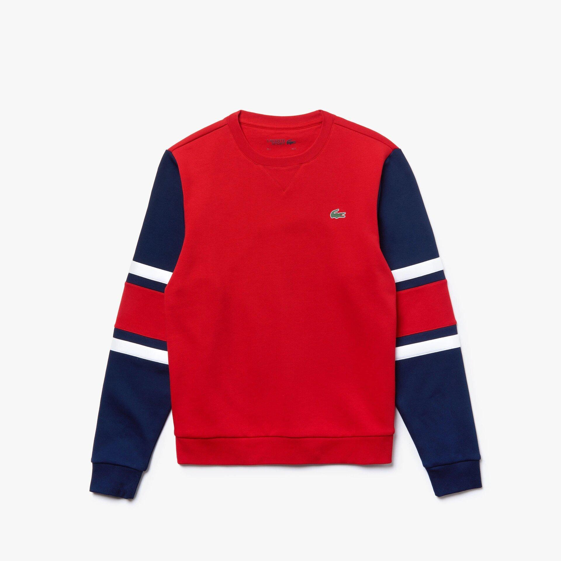 lacoste men's crew neck jumper