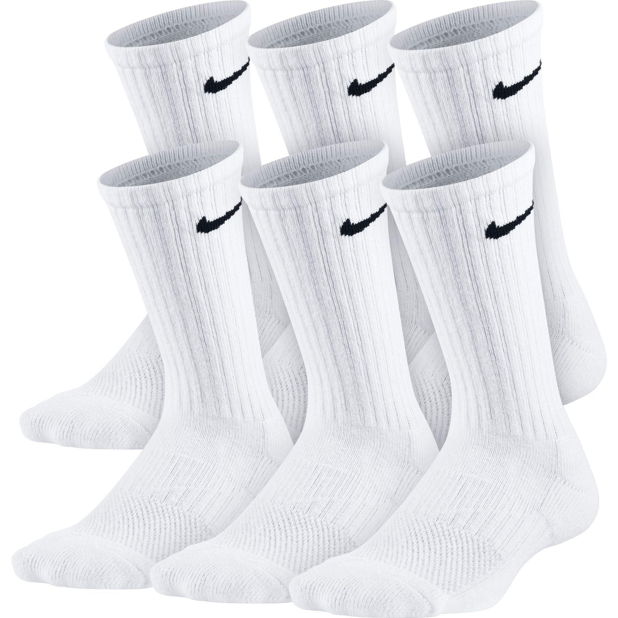 girls white nike socks