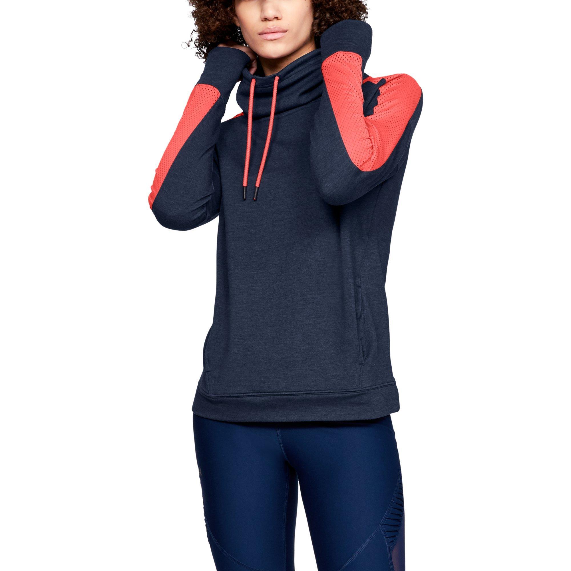 under armour fleece funnel neck