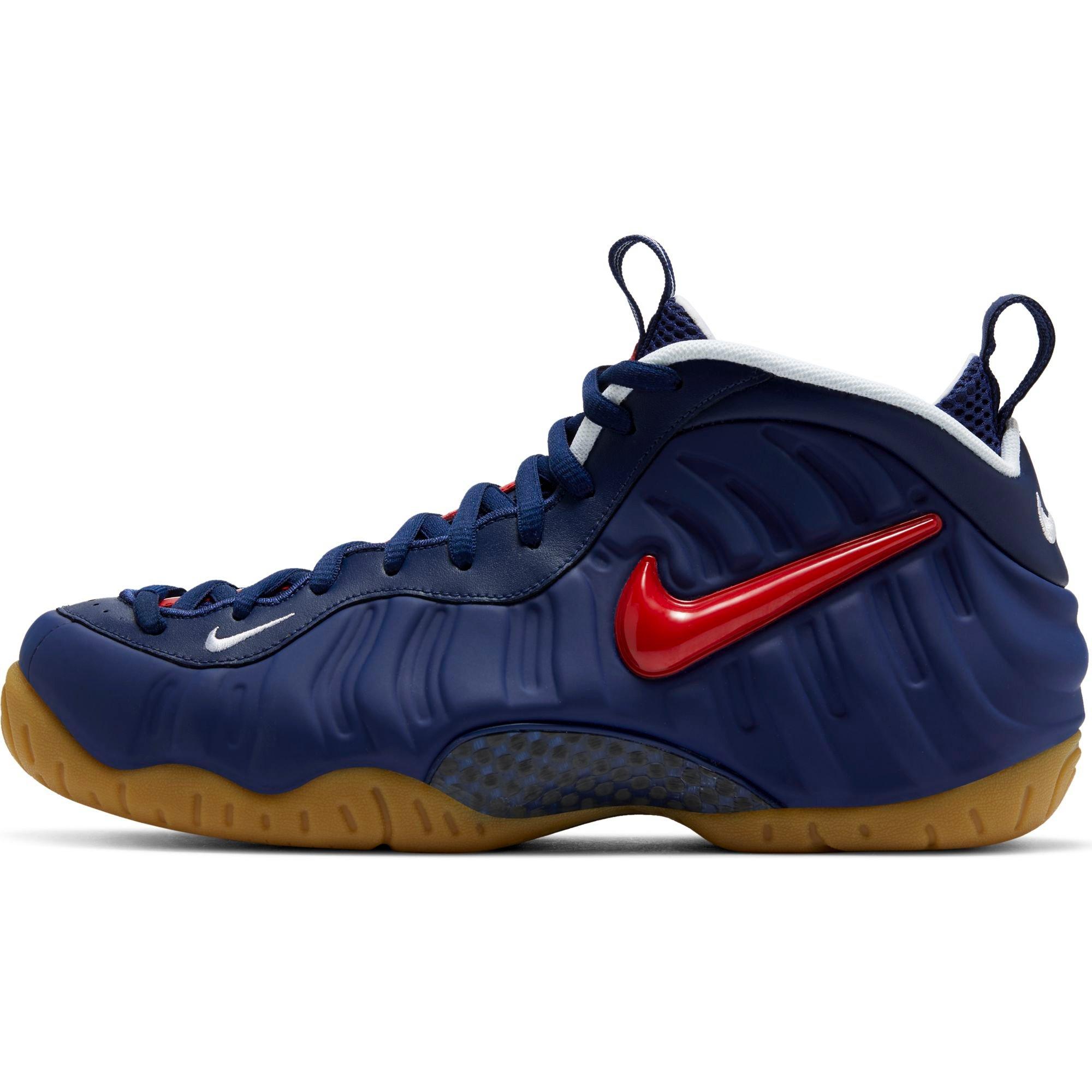 red white and blue foamposites