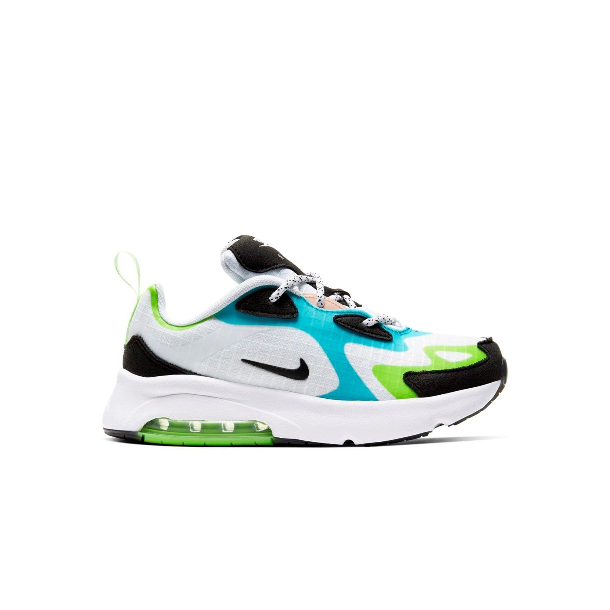 nike air max 200 black preschool kids' shoe
