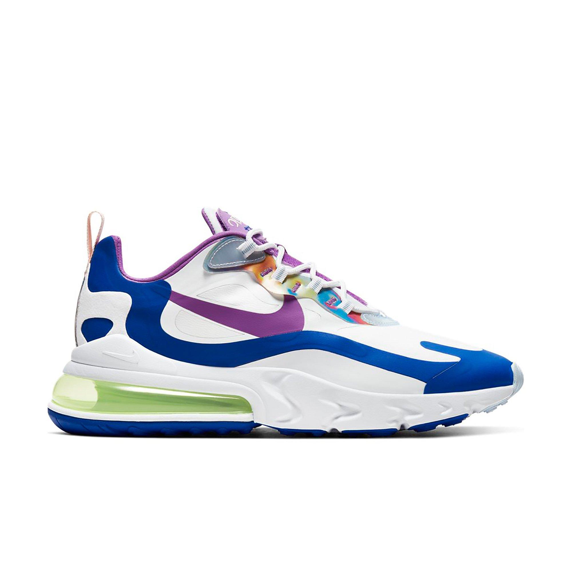purple and white air max 270