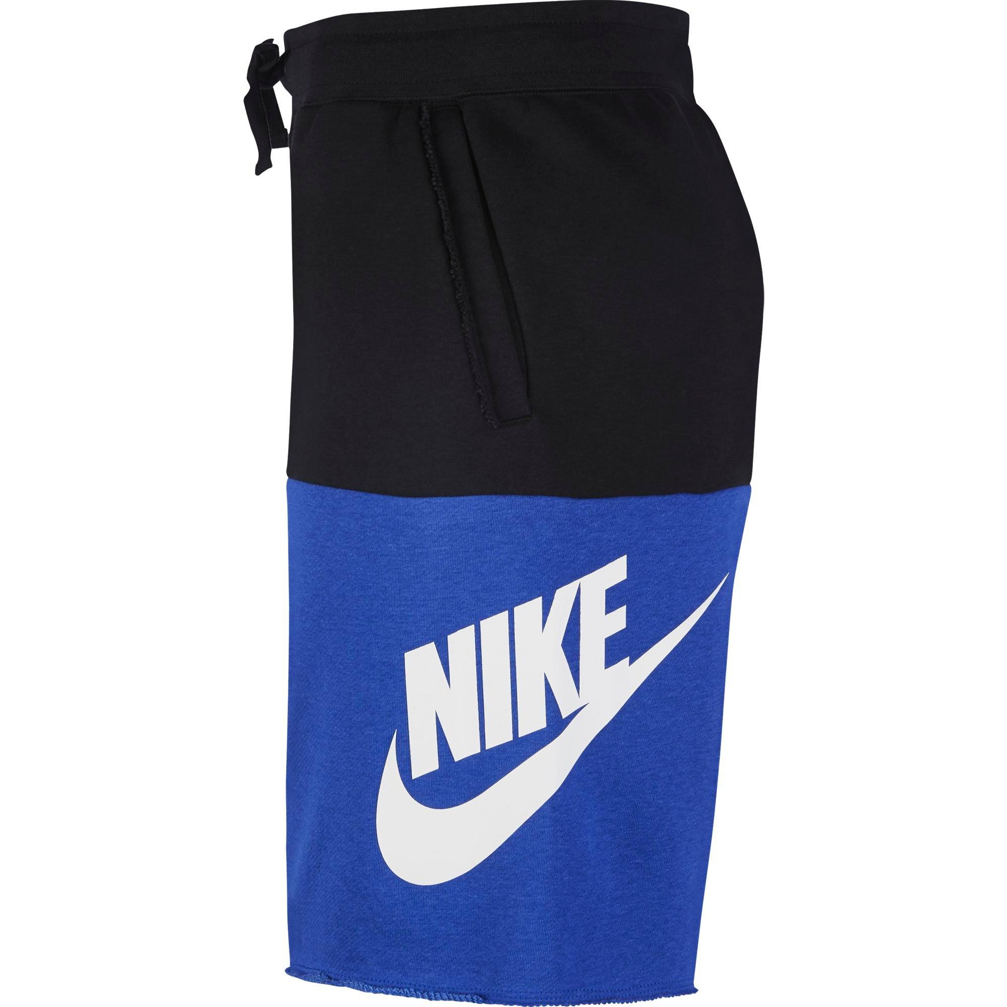 black and blue nike shorts