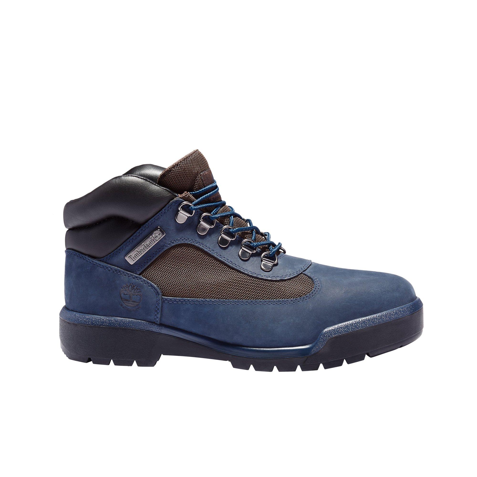 navy blue field boot timberland