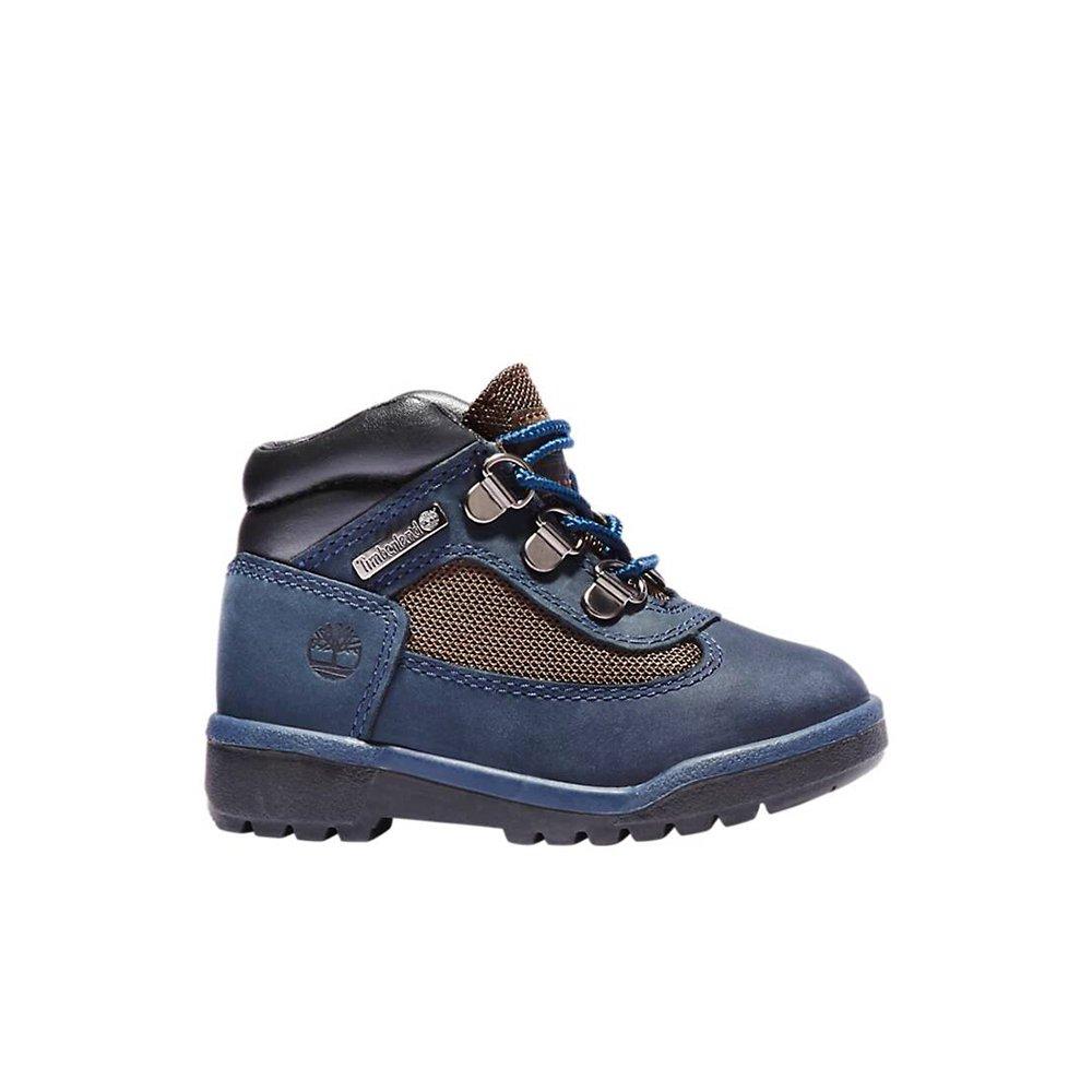 timberland field boots navy blue