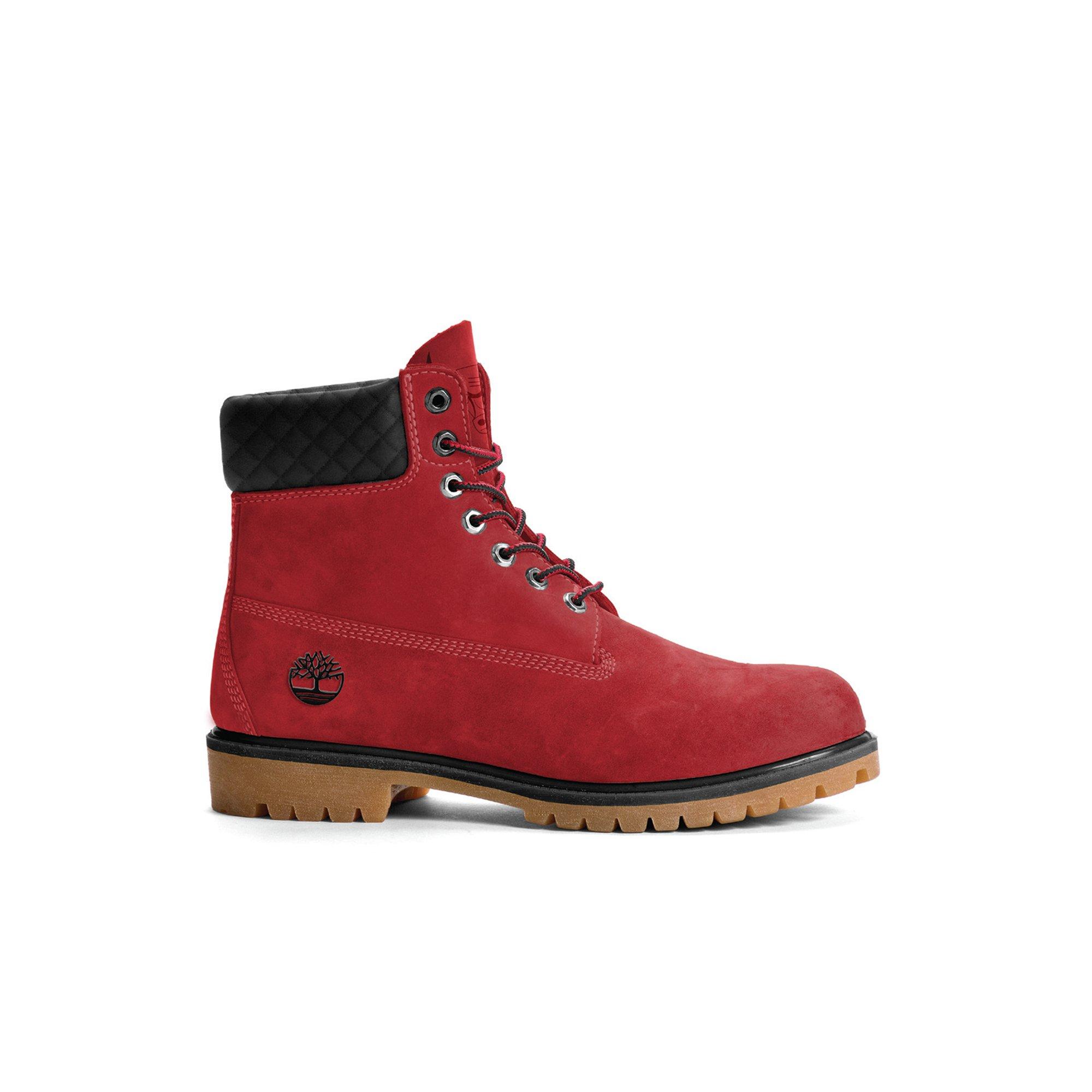 preschool red timberland boots