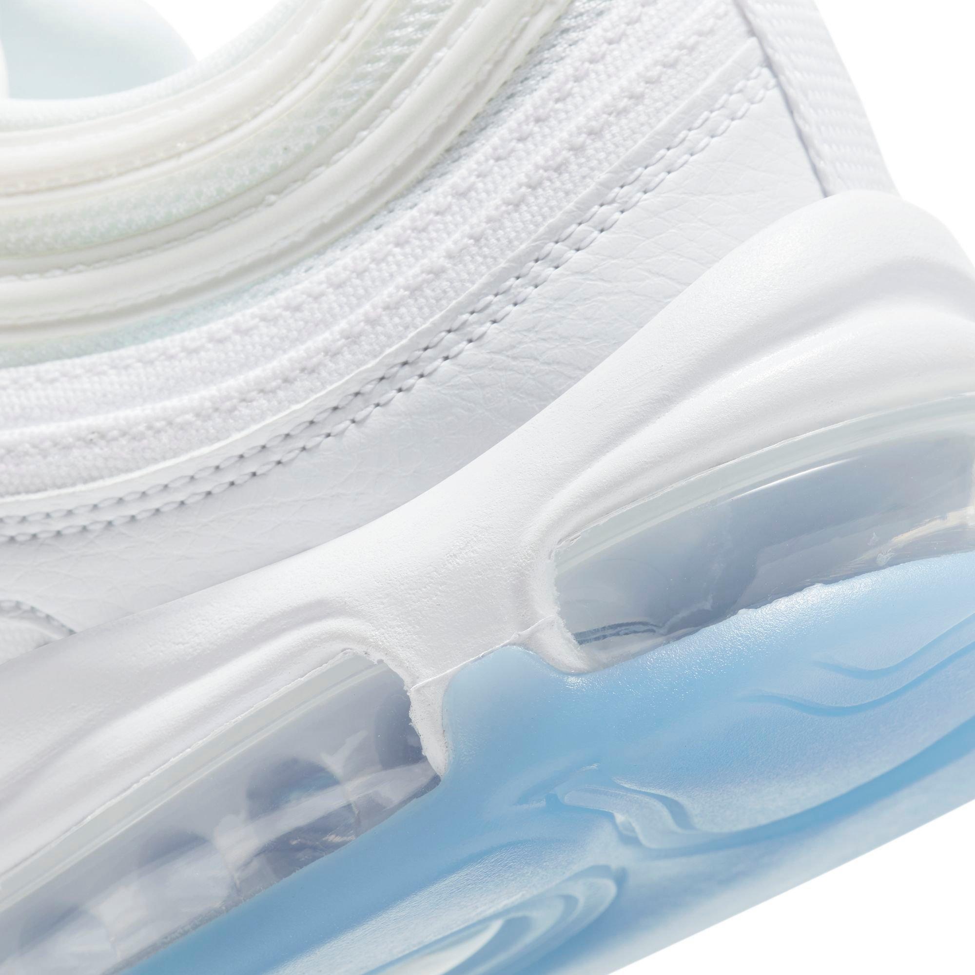 all white air max with icy bottom