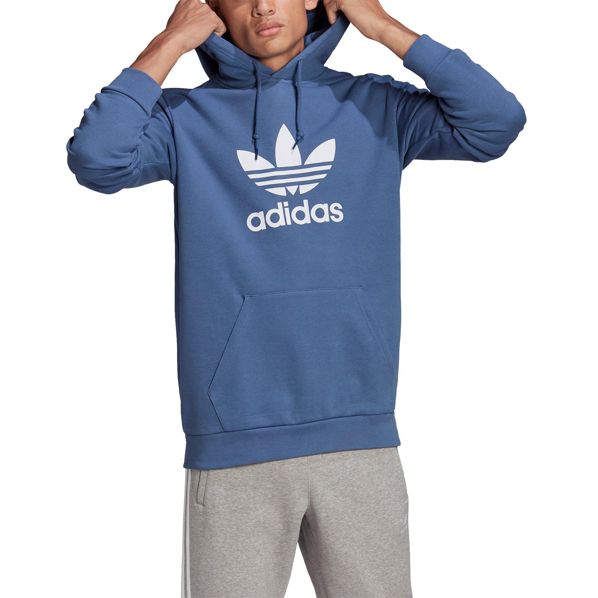 adidas trefoil sweatshirt blue