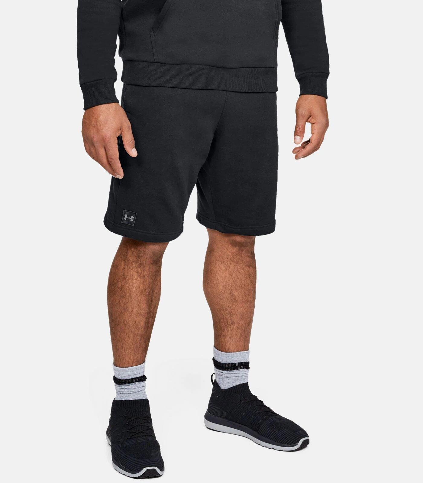 under armour mens fleece shorts