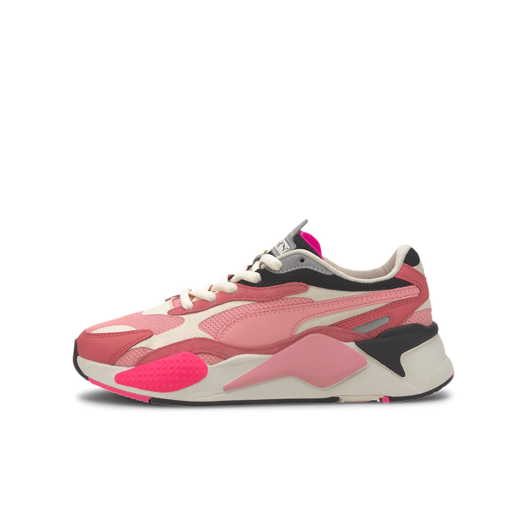 pink and red pumas