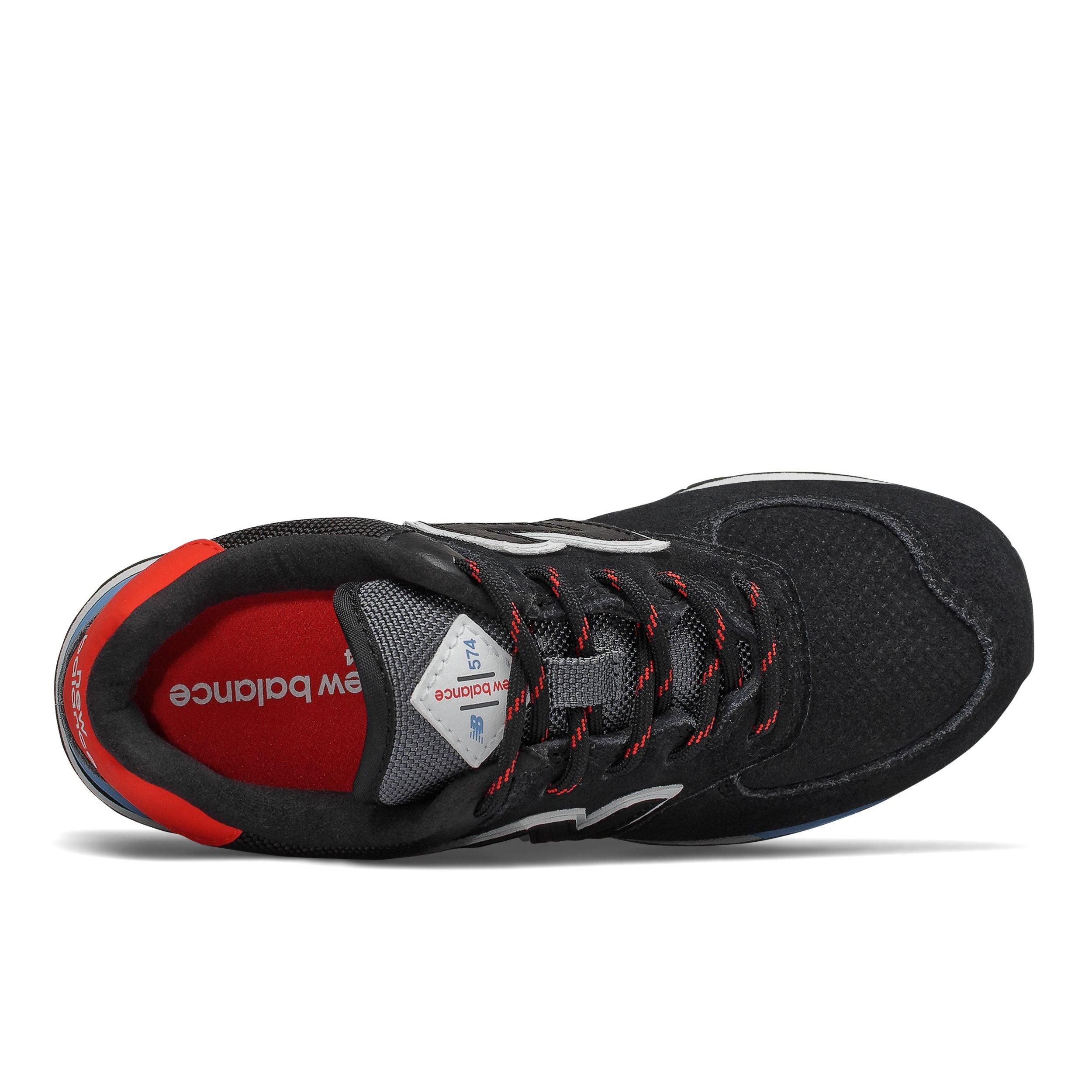 new balance 574 black velocity red