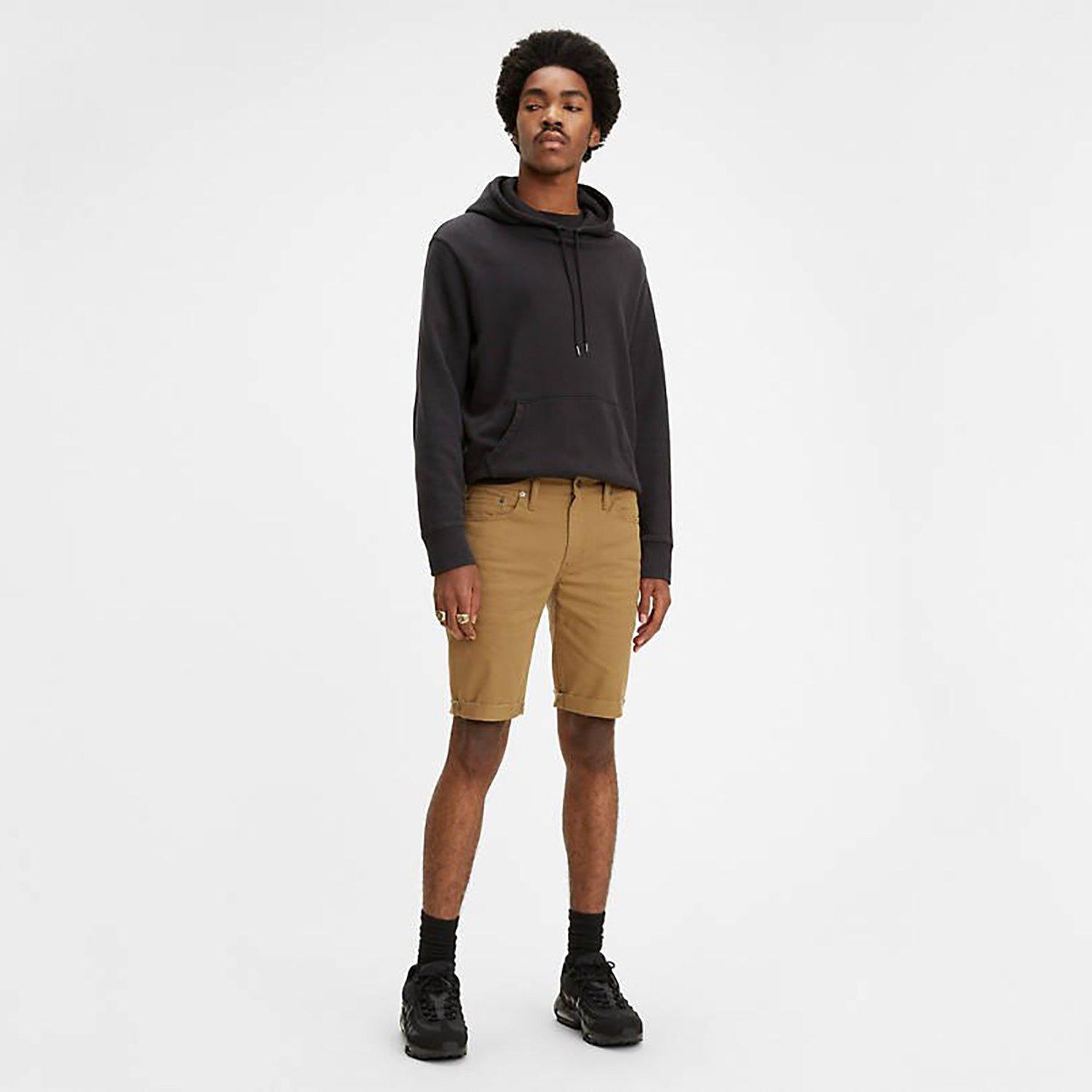 khaki denim shorts mens