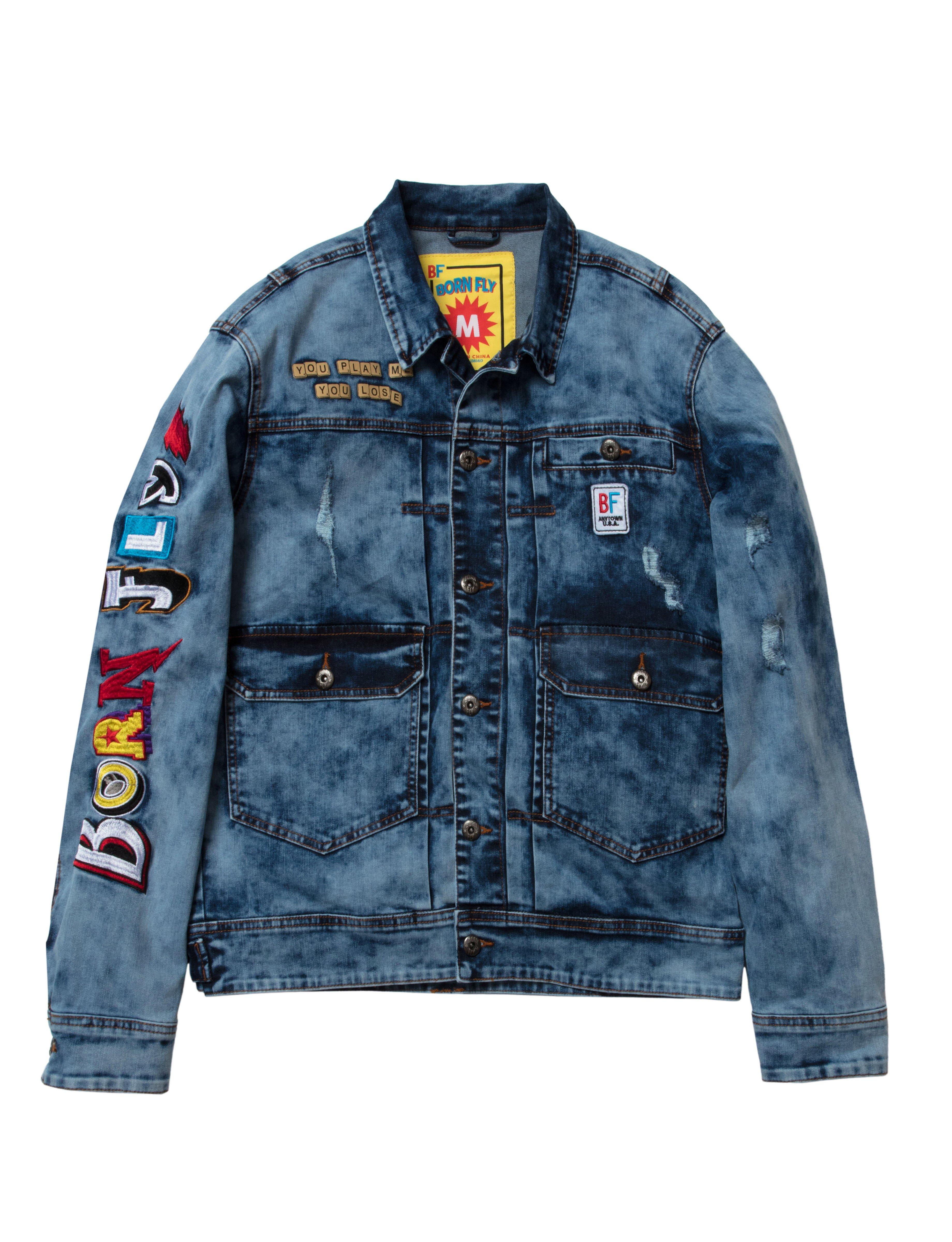 born fly jean jacket