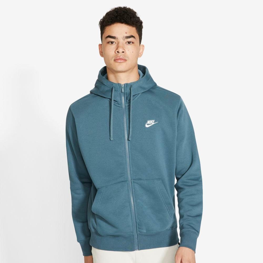 green nike zip up hoodie