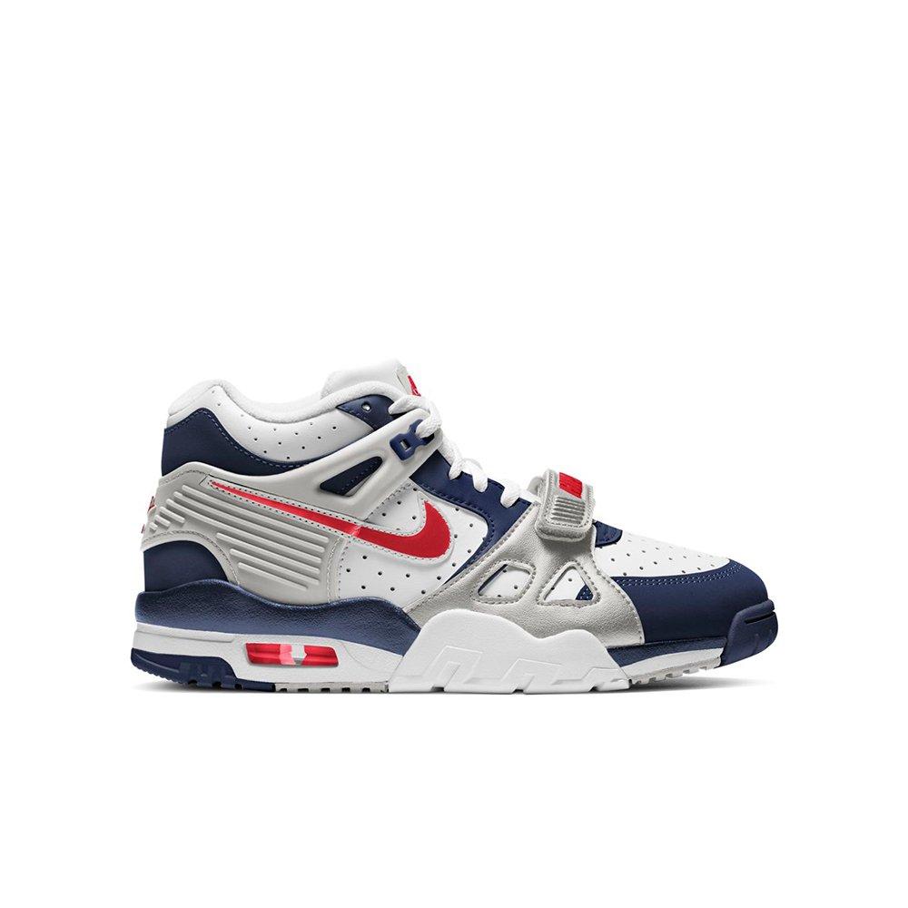 navy nike trainers kids