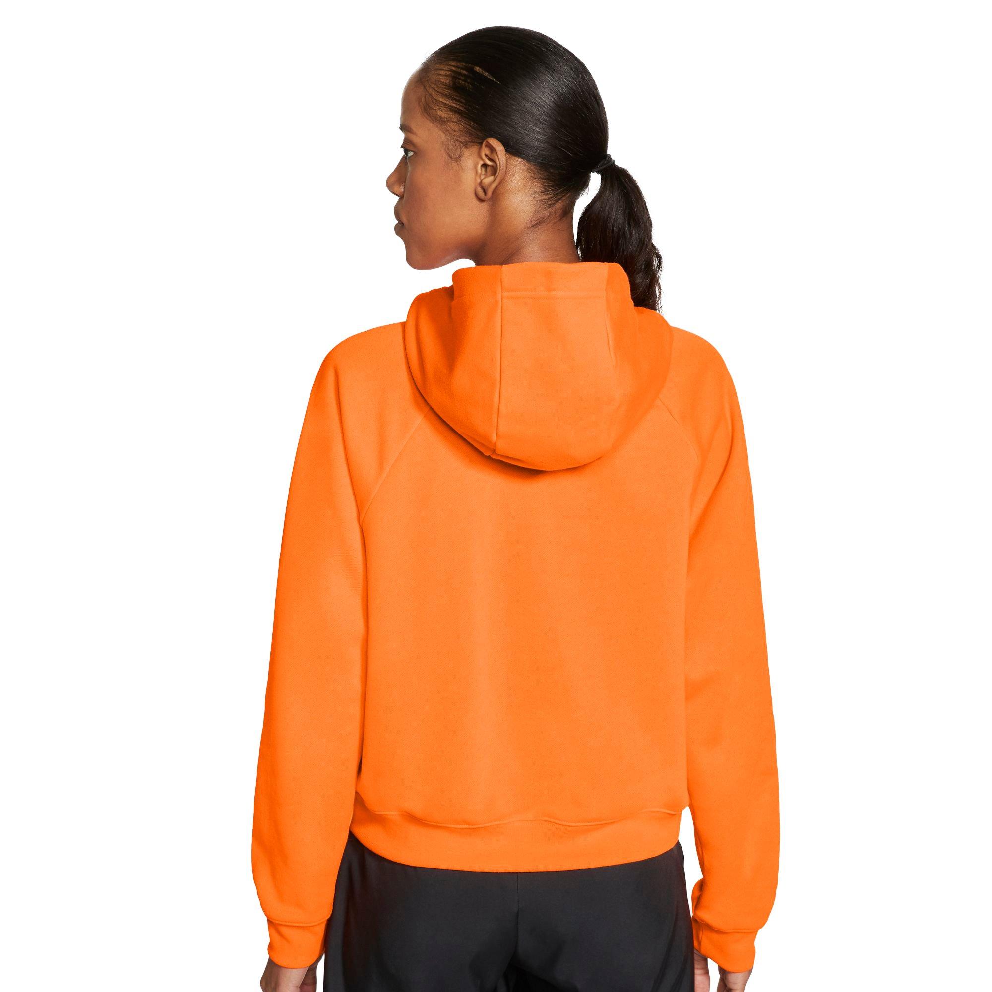 total orange hoodie