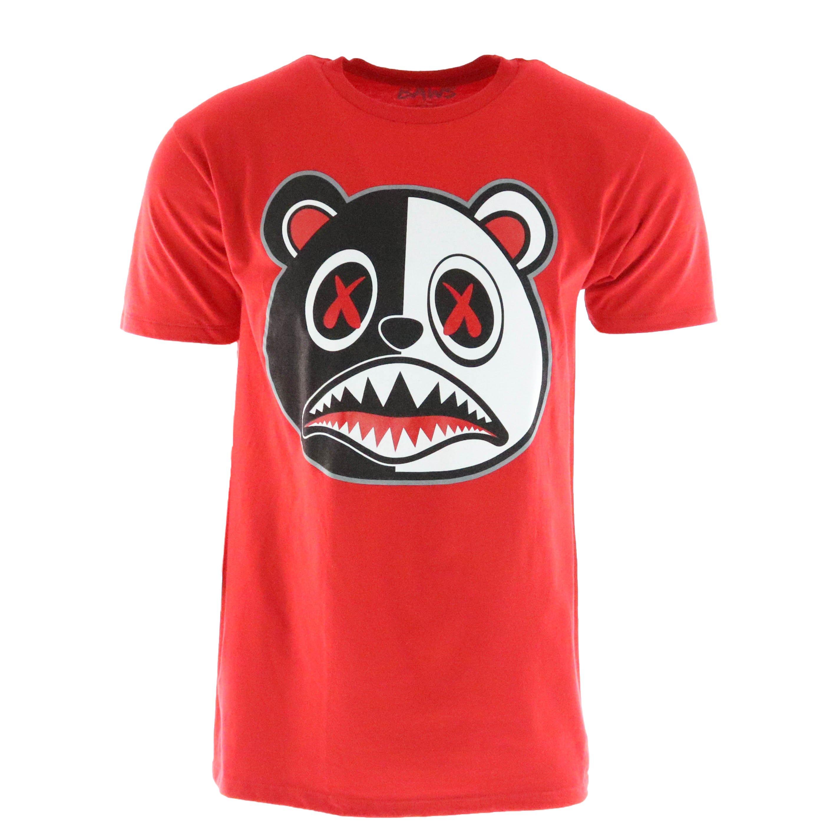 black and red baws shirt