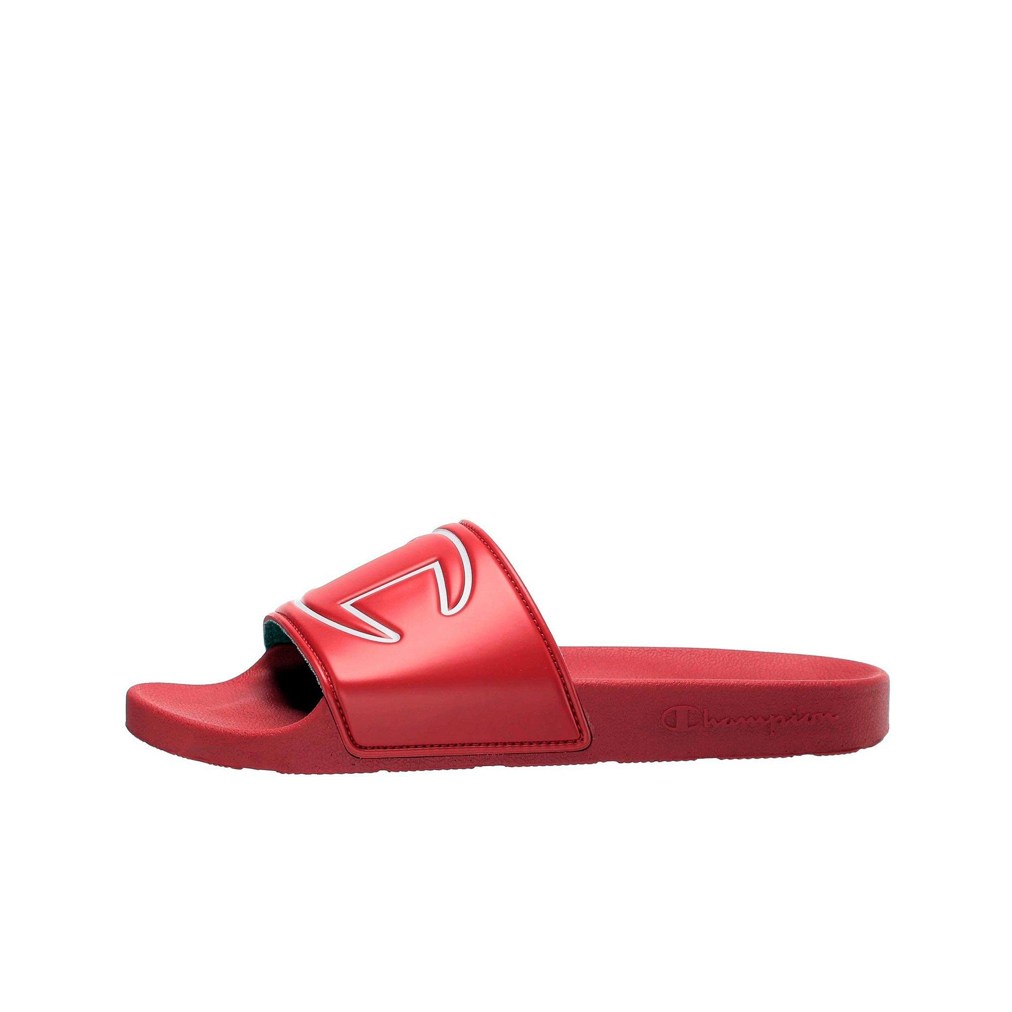 red champion slides womens