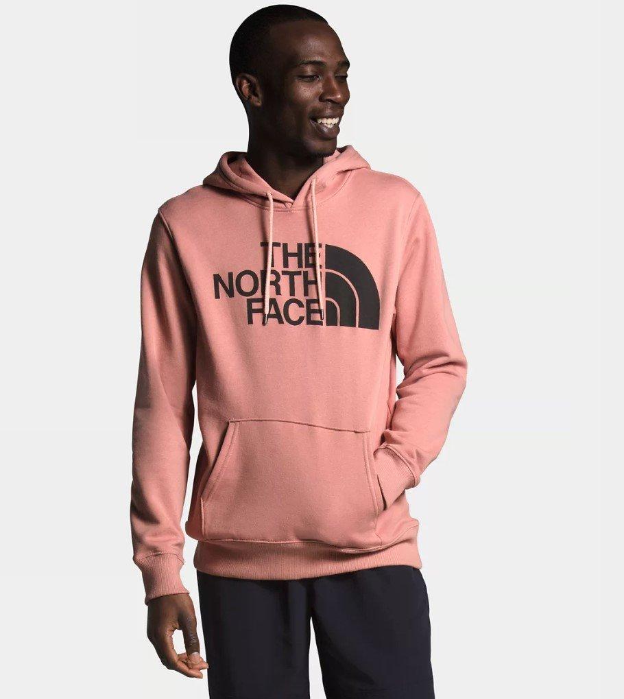 pink north face hoodie mens