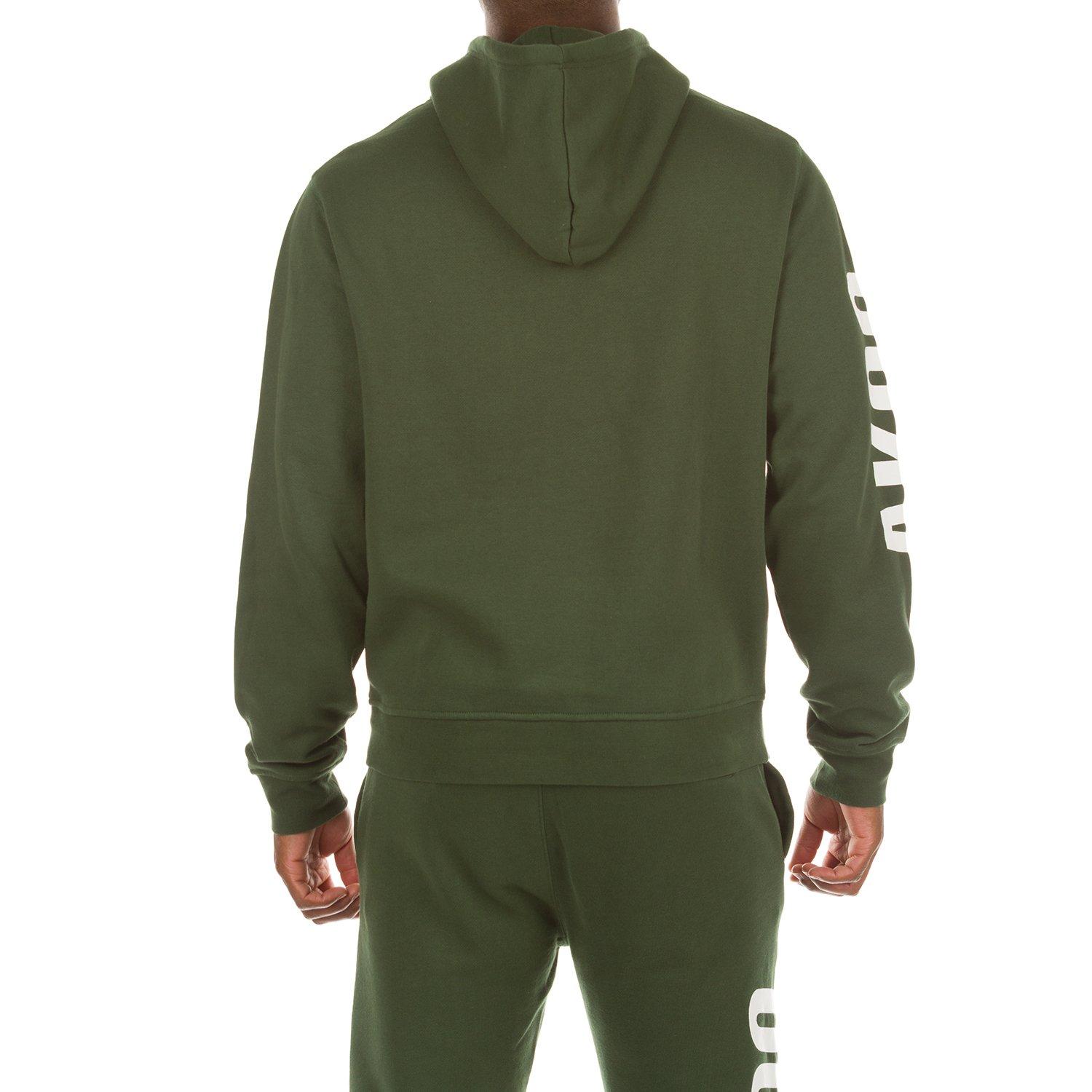 green sweatshirt mens outfit