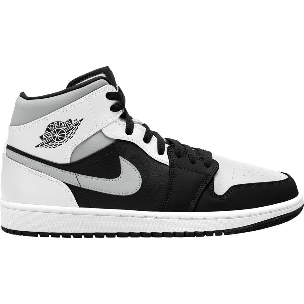 men's air jordan 1 mid premium fleece basketball shoes