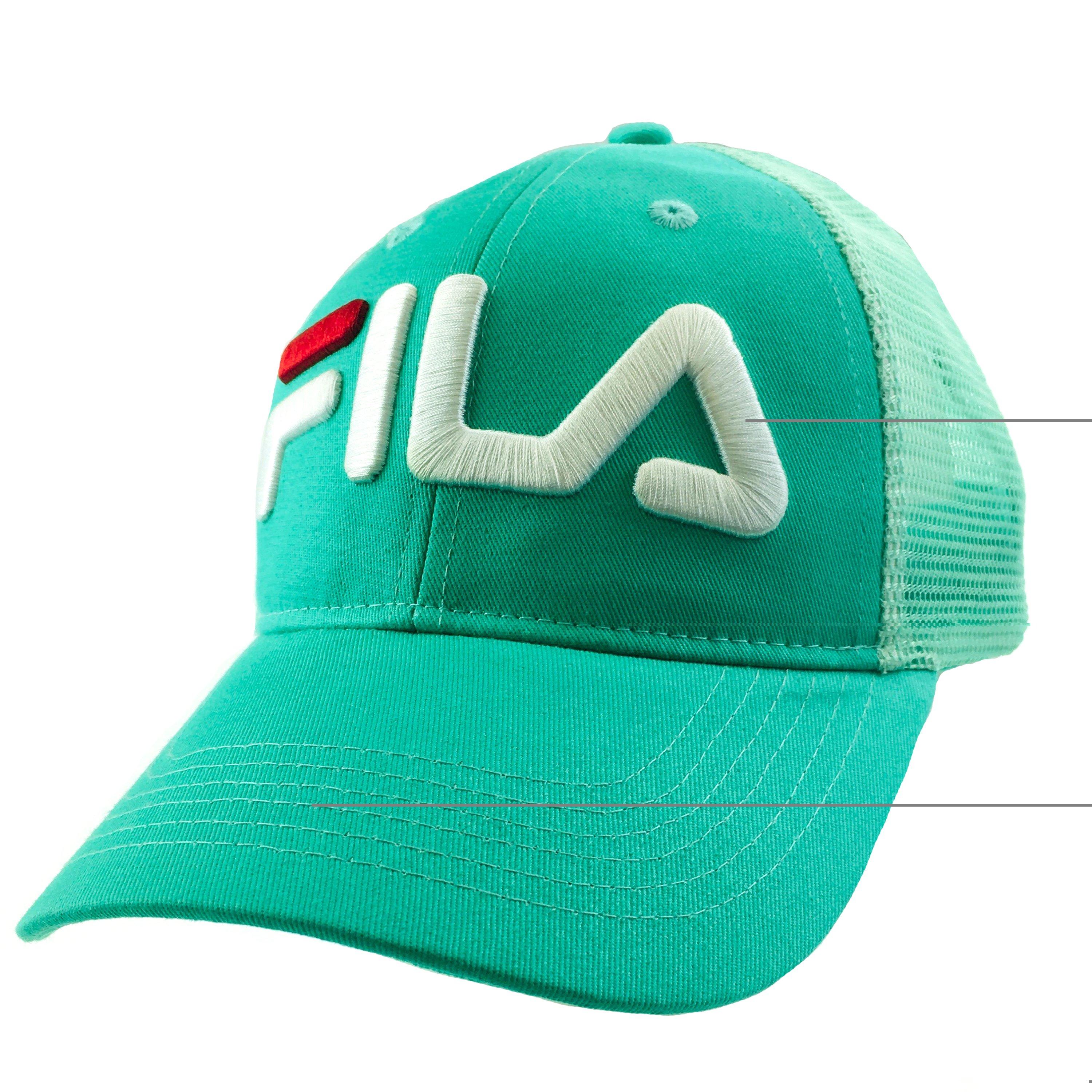 green fila hat