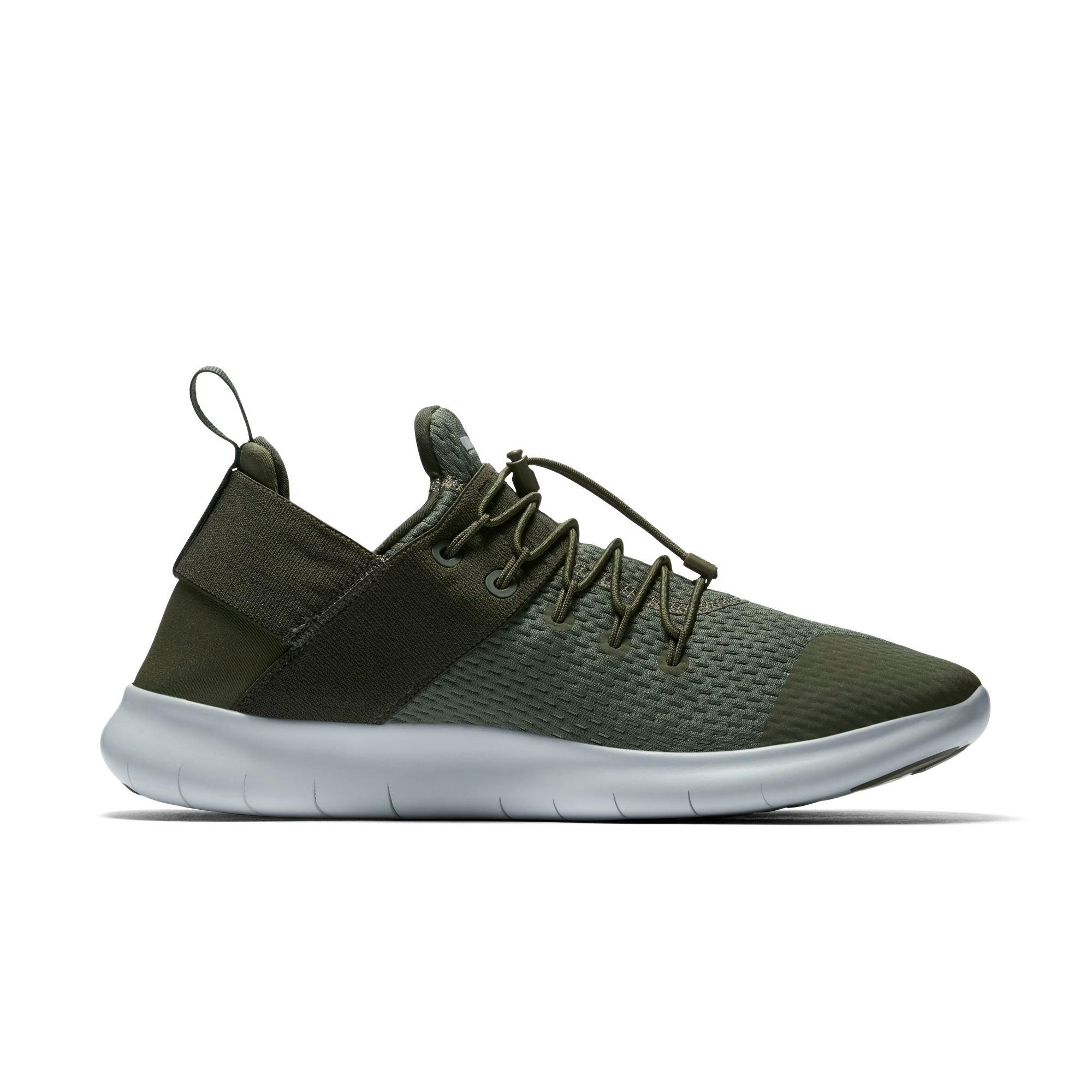 dark green running shoes