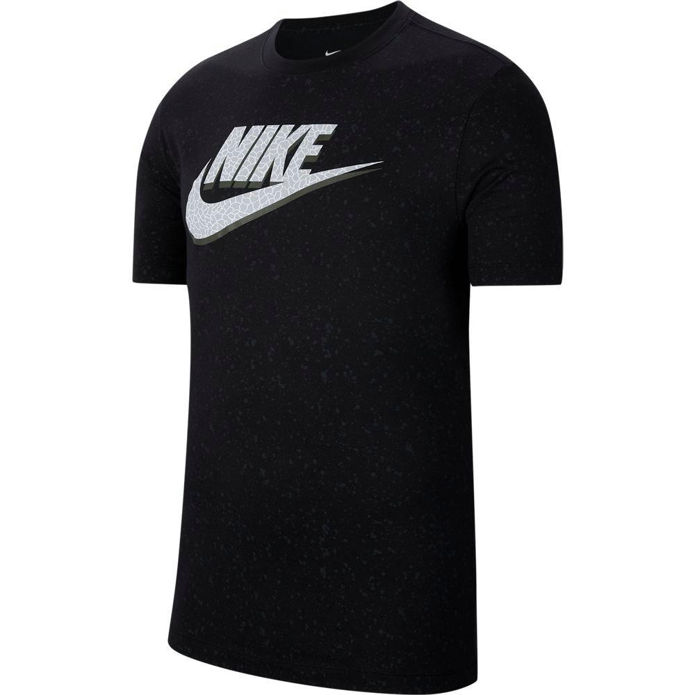 white and black nike shirt