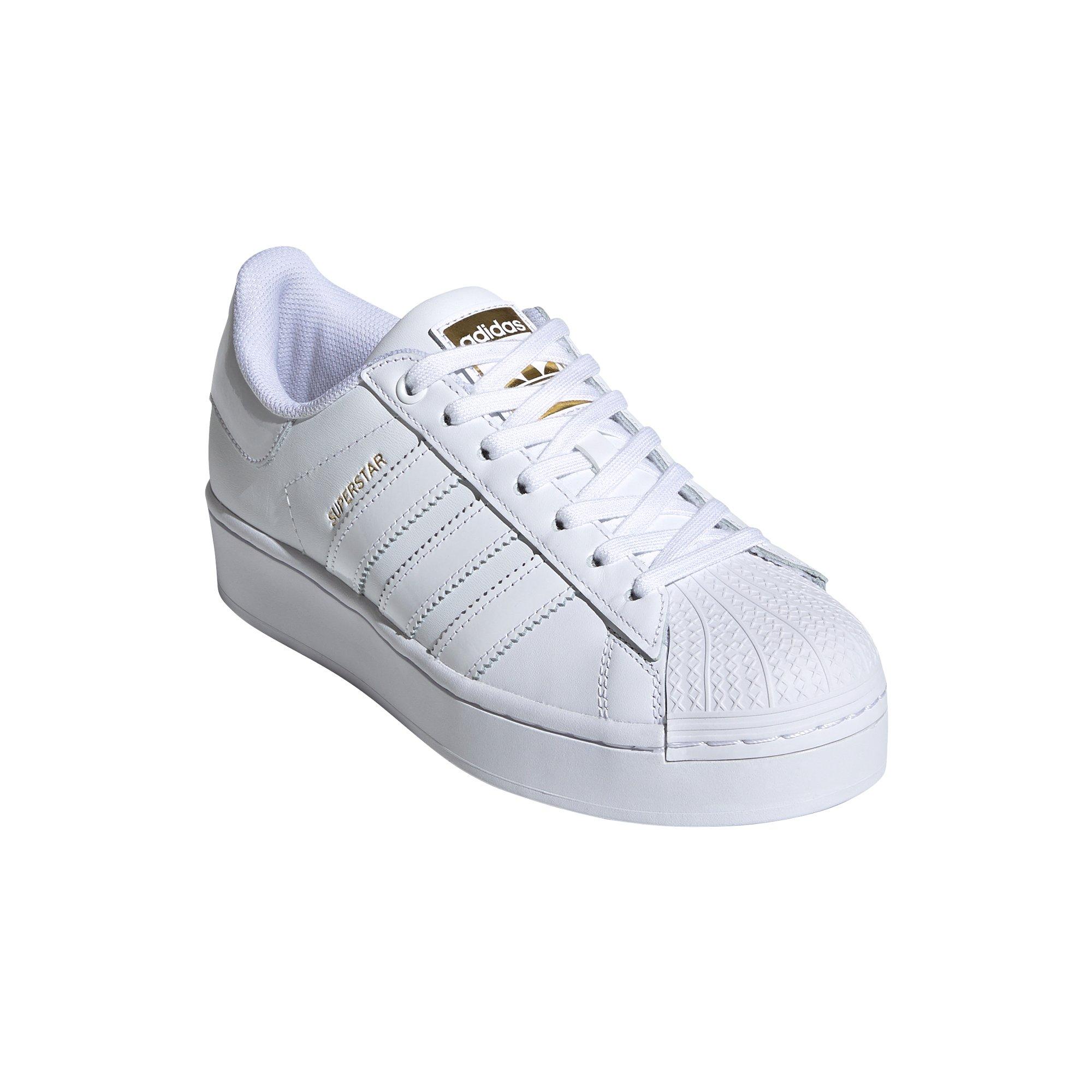 adidas superstar womens gold stripe