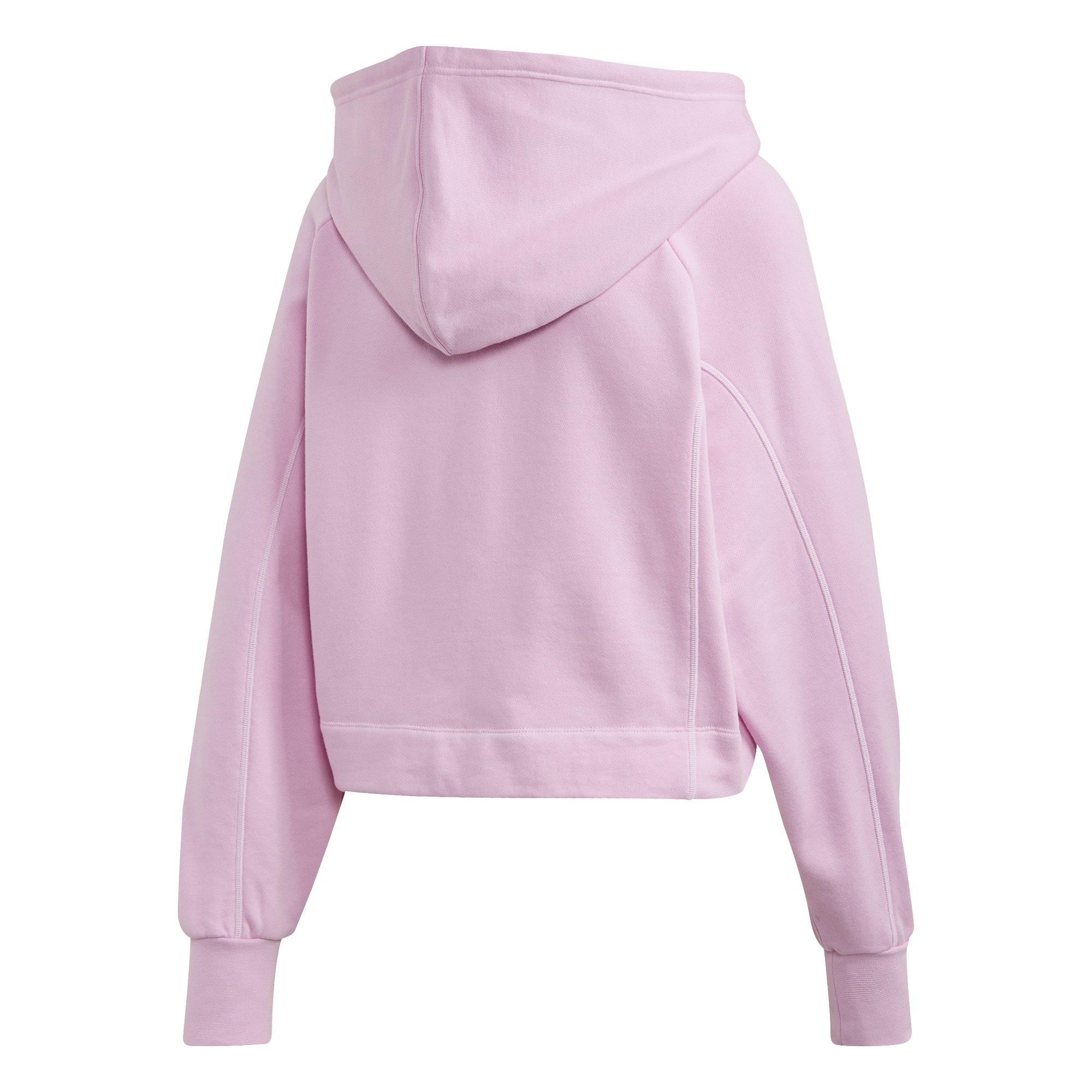 adidas cropped hoodie purple