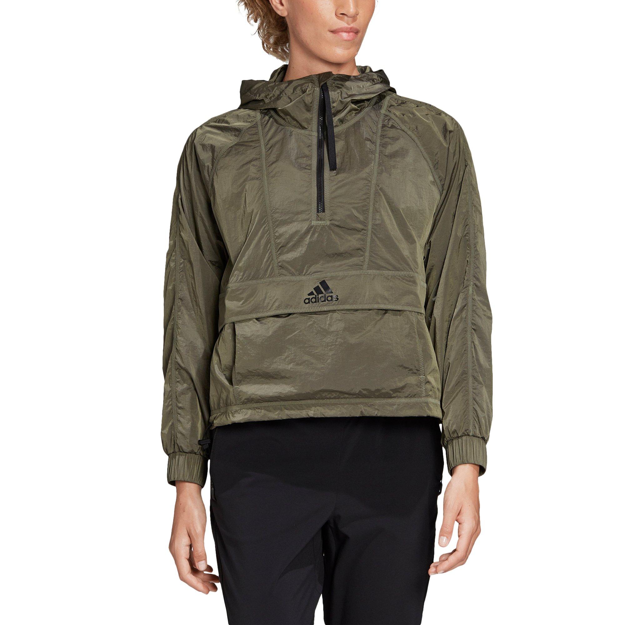 cropped adidas windbreaker