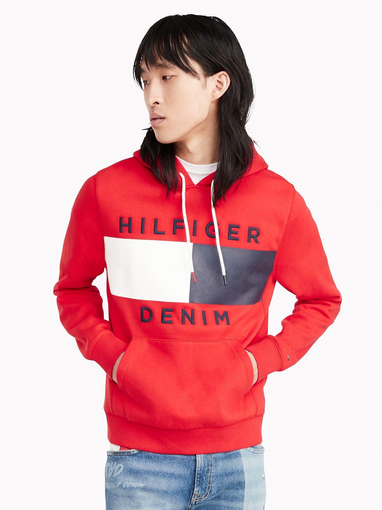 tommy jeans hooded pullover jacket