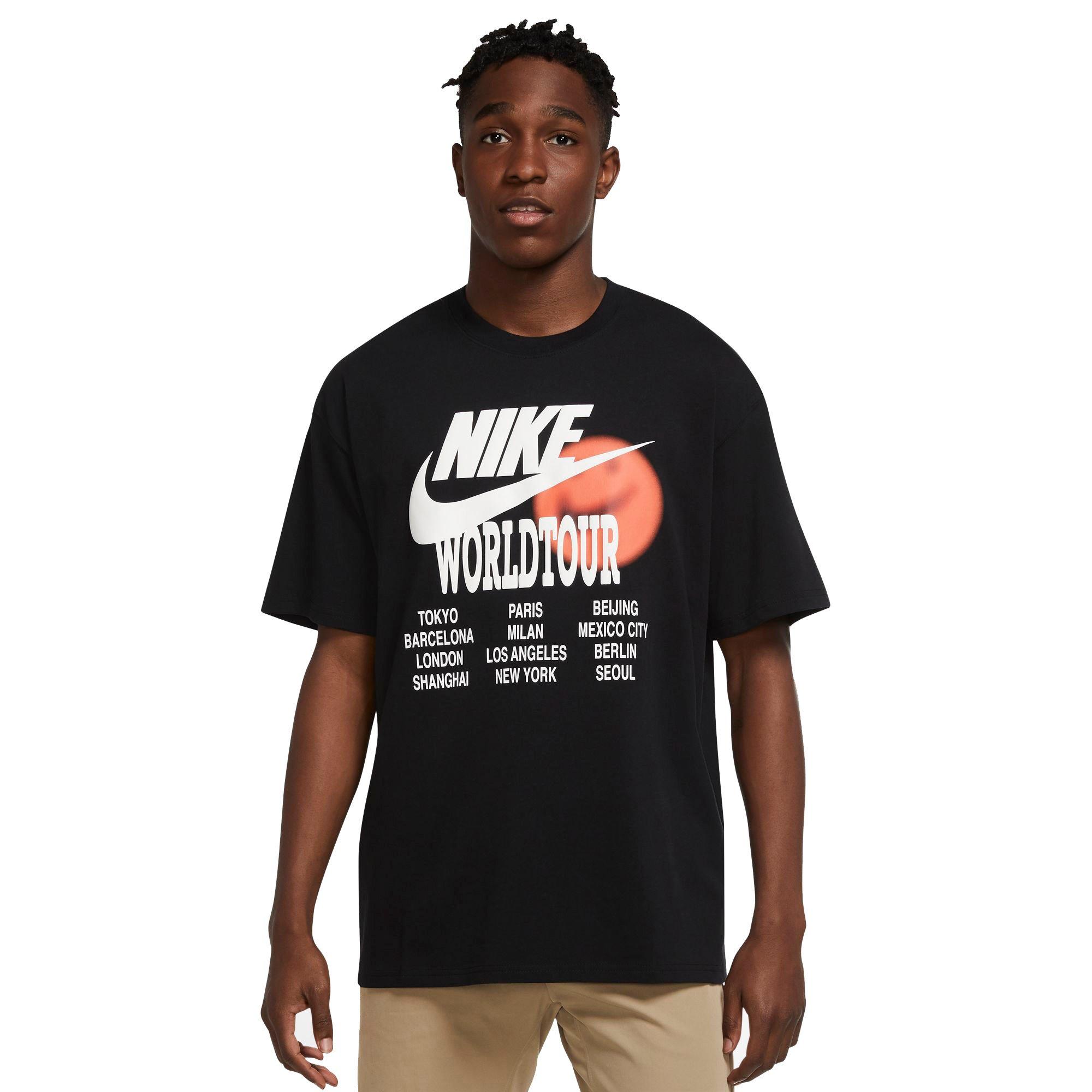 Nike Sport Nike World Tour T Shirt Nike Running World Tour Graphic