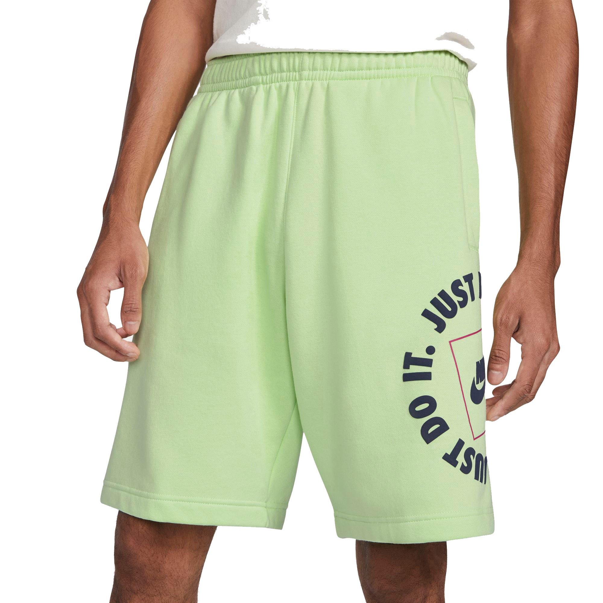 nike men's sportswear just do it fleece shorts