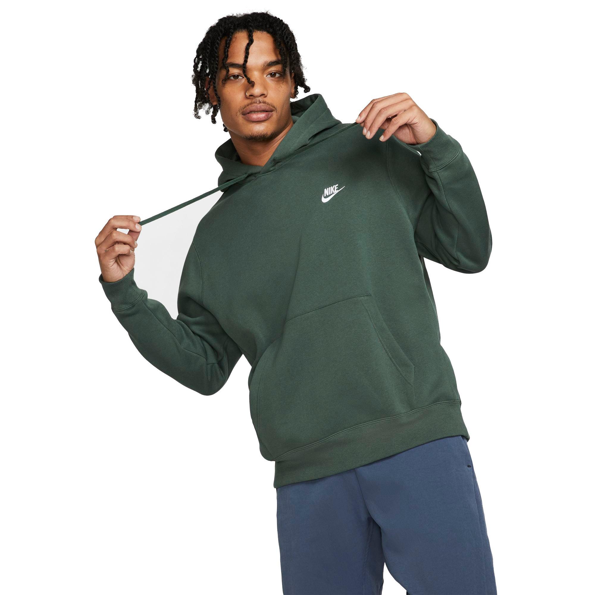 nike cotton fleece pullover hoodie