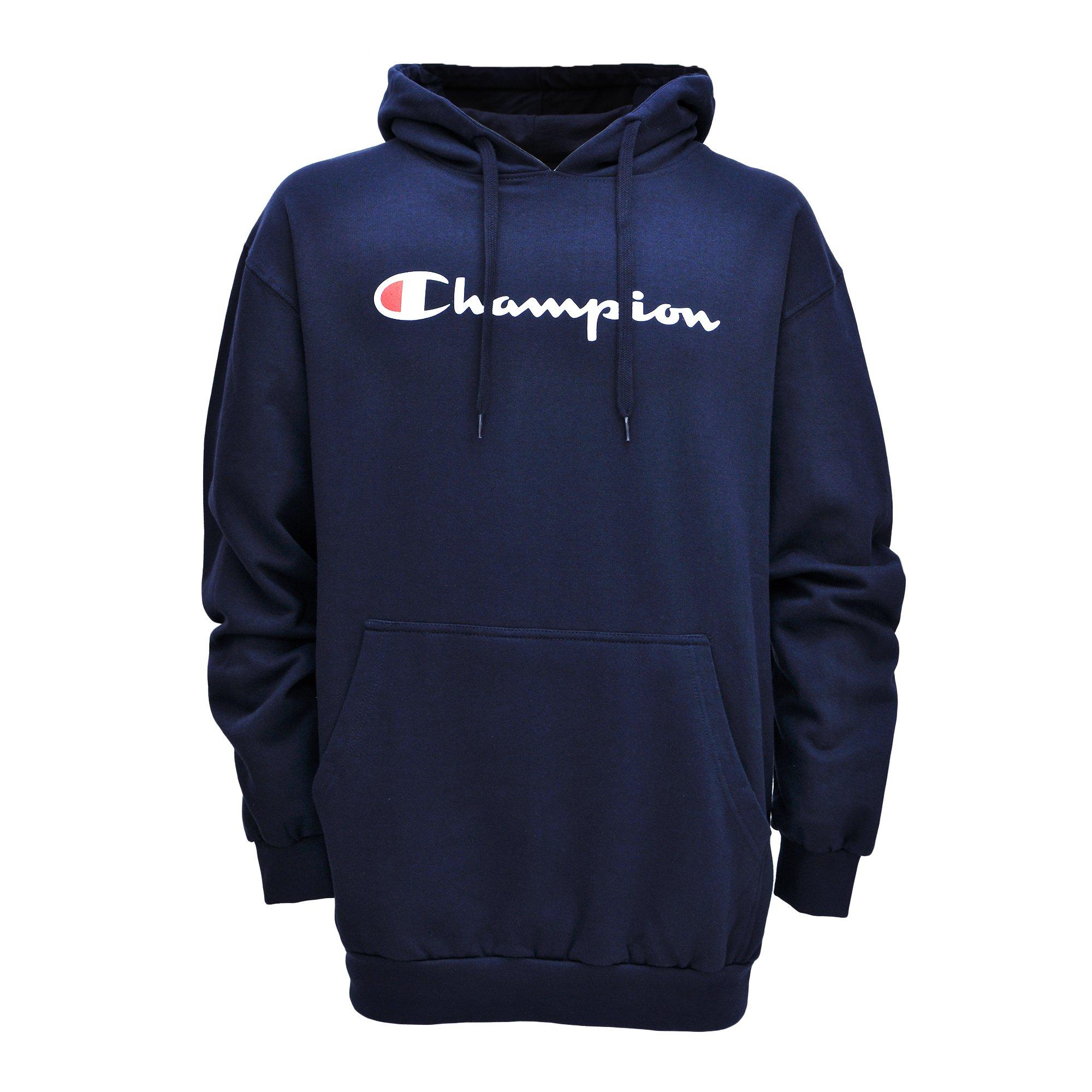 champion hoodie yellow and blue