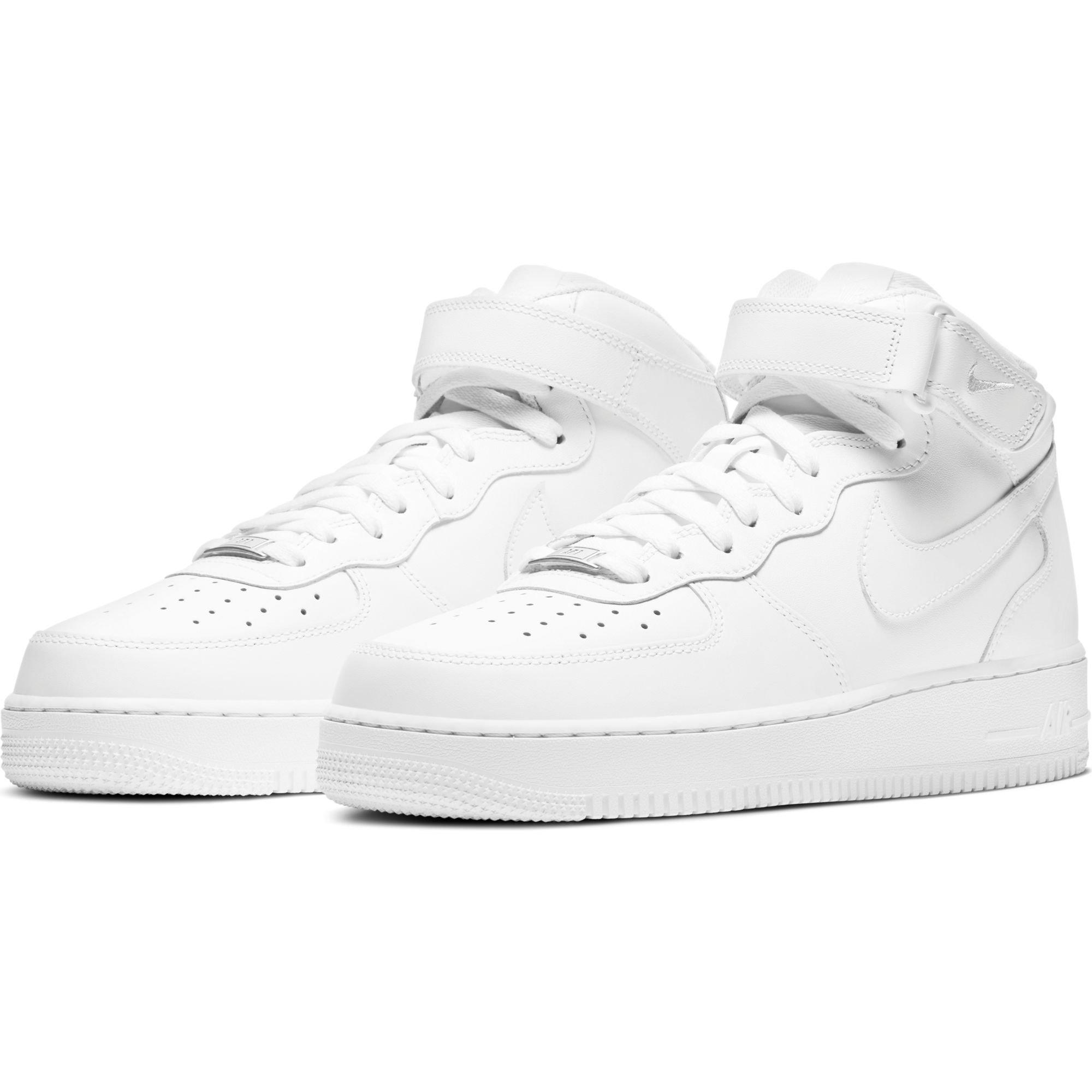 nike air force 1 mid white mens