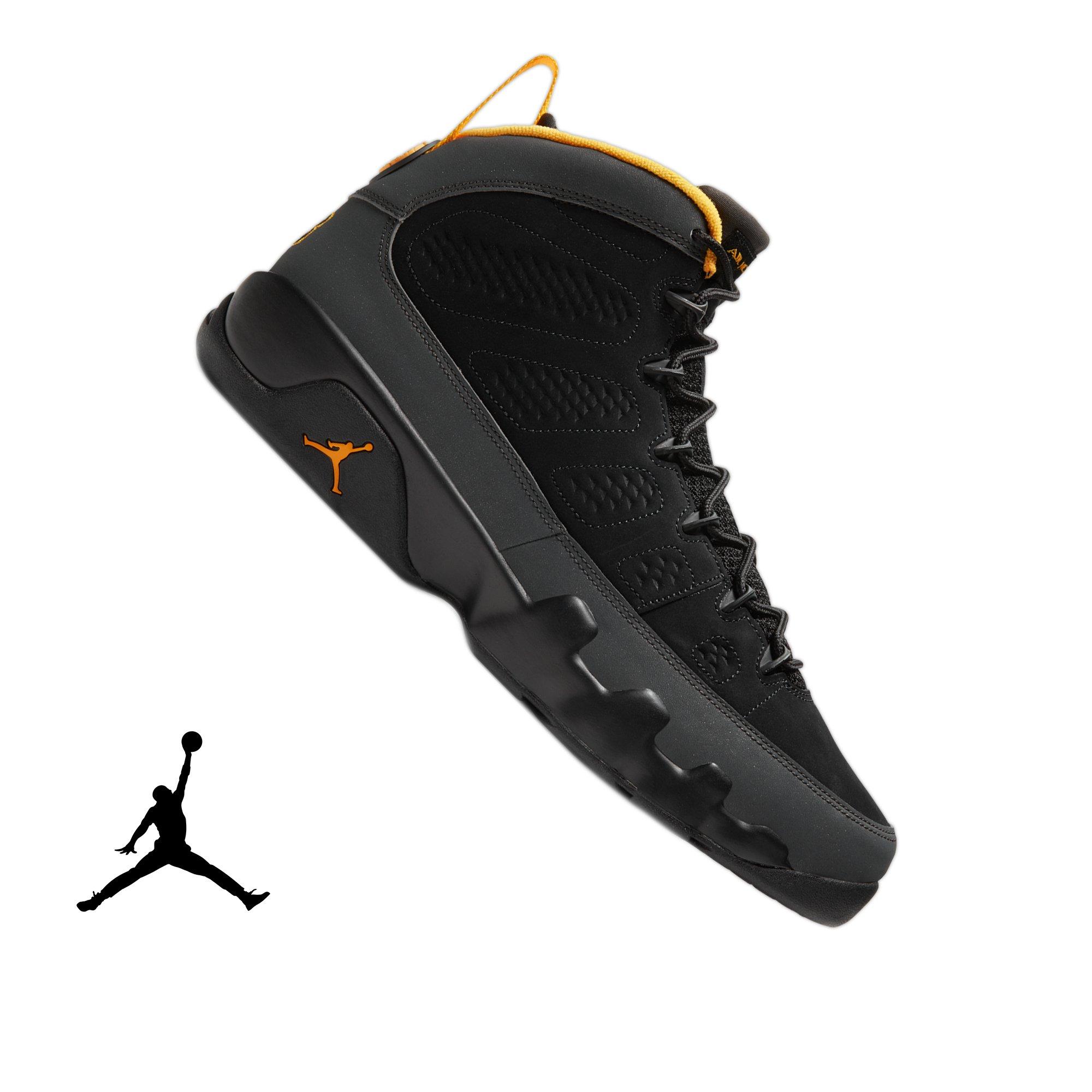 black university gold dark charcoal jordan 9