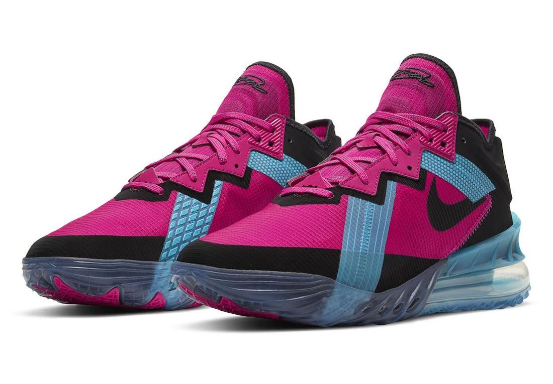 Sneakers Release Nike LeBron 18 Low Miami 8221