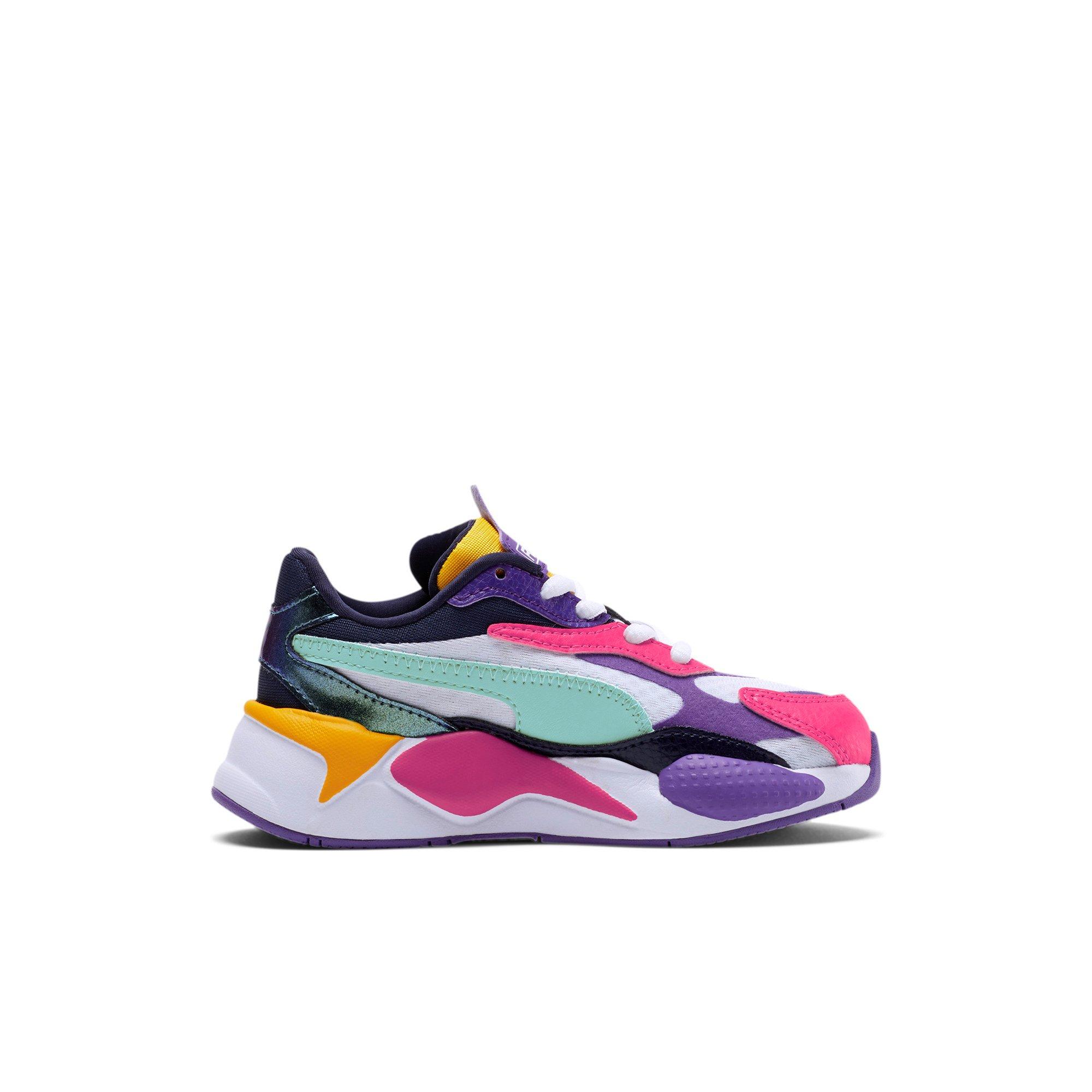 pink and purple pumas