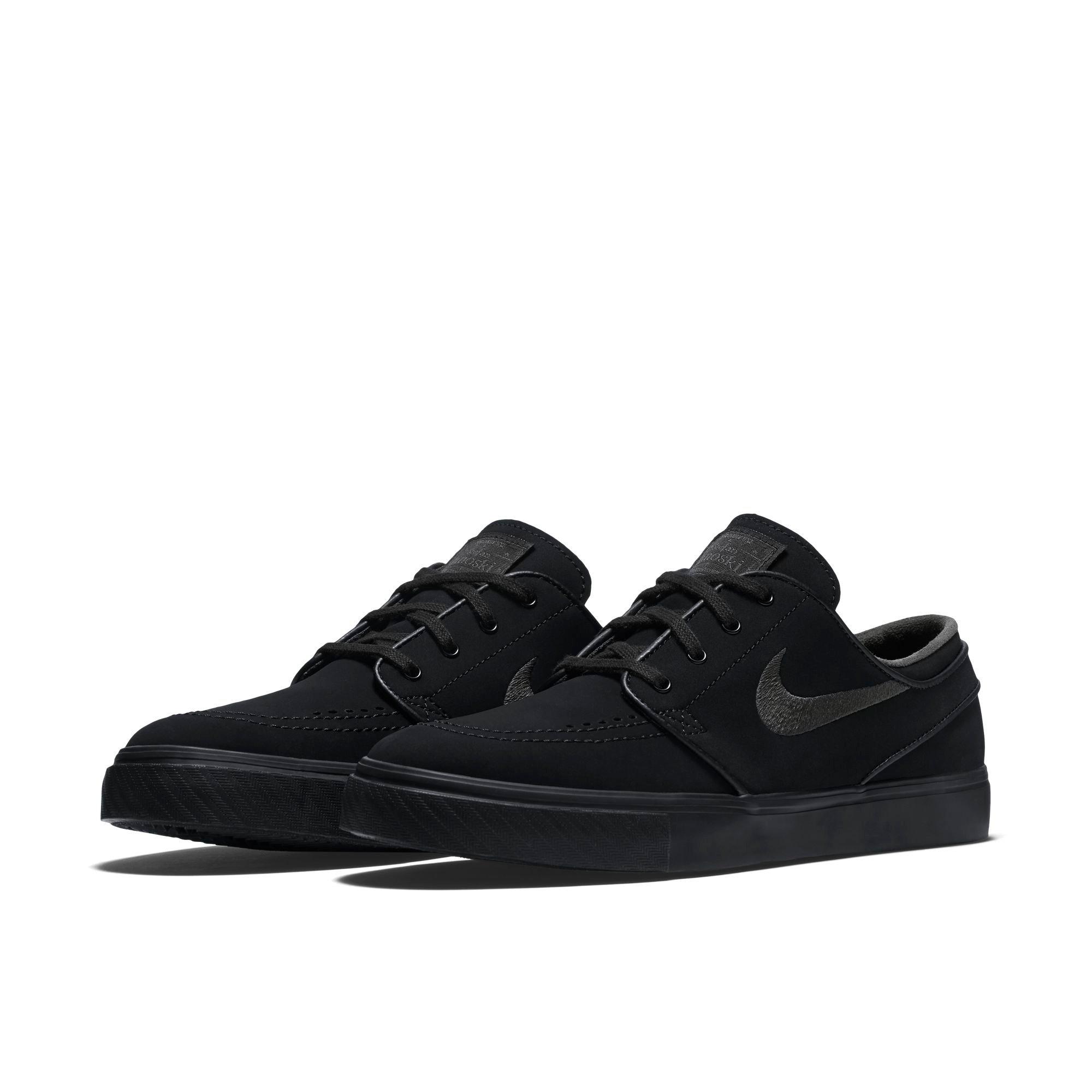 nike sb shoes black leather